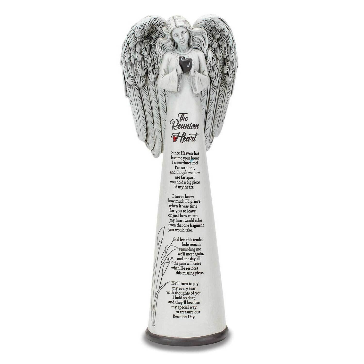 Resin Reunion Heart Angel Figurine GM22791