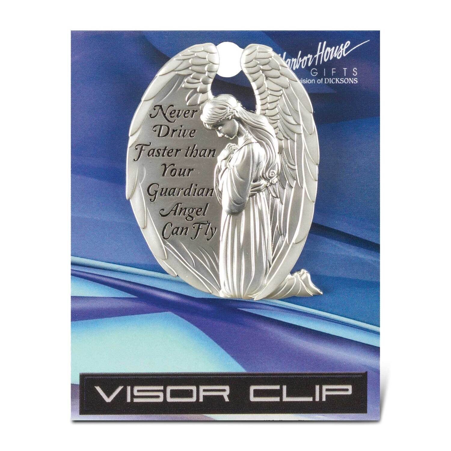 Silver-tone Metal Guardian Angel Visor Clip GM22793, MPN: GM22793, 603799792868