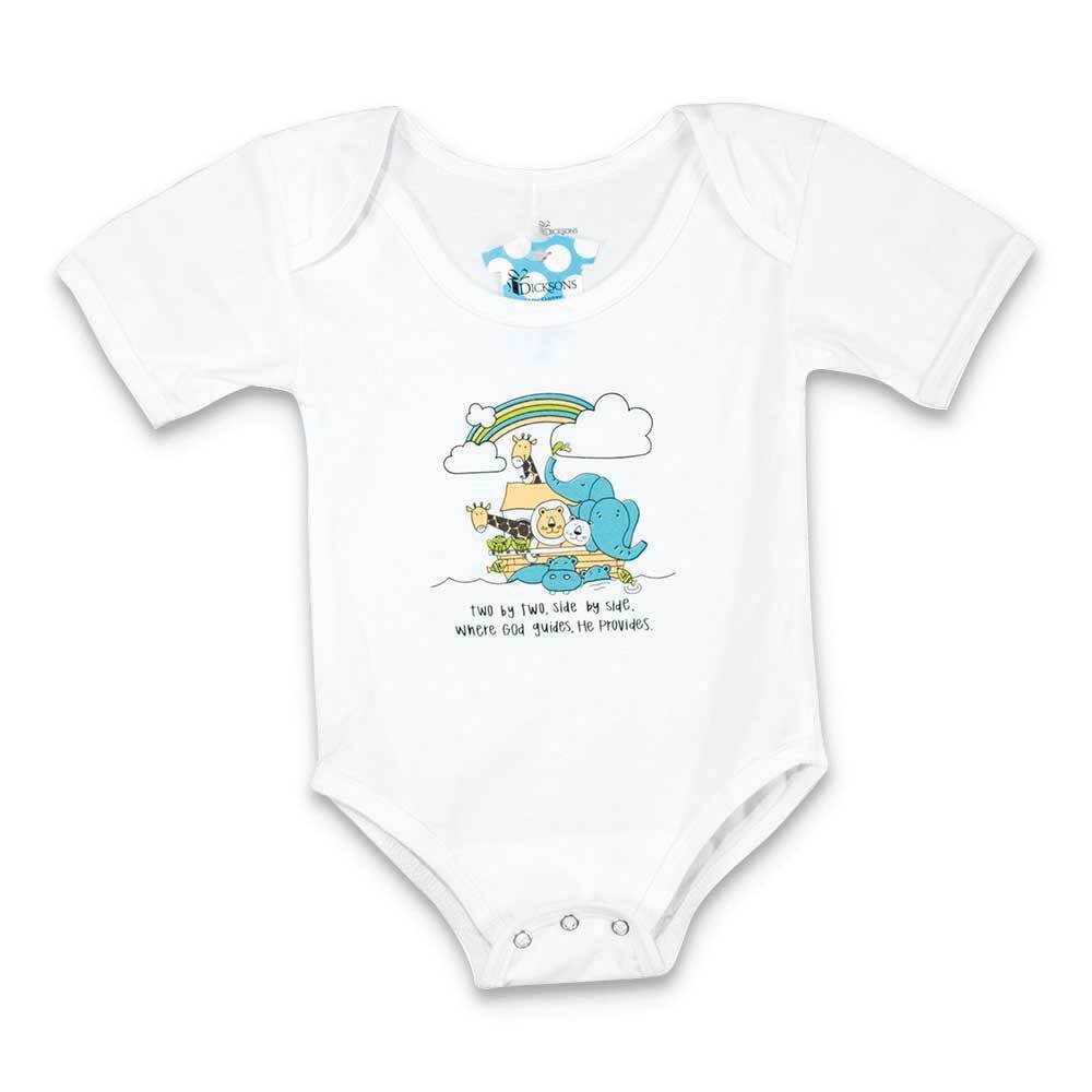 Noahs Ark Two by Two Size 6-12 Months Cotton Snapshirt GM22804, MPN: GM22804, 603799317054