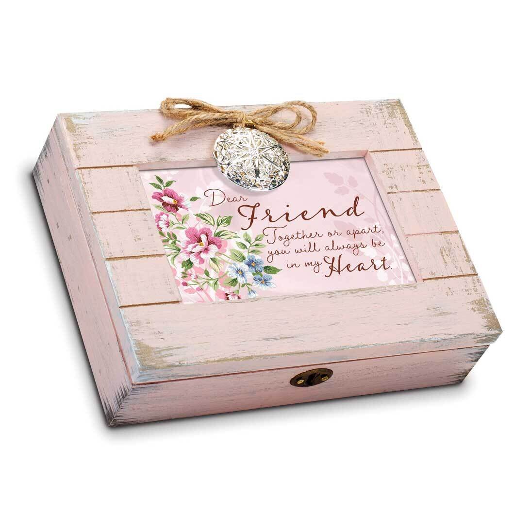 Friend Blush Distressed Locket Box : THAT'S WHAT FRIENDS ARE FOR GM22866