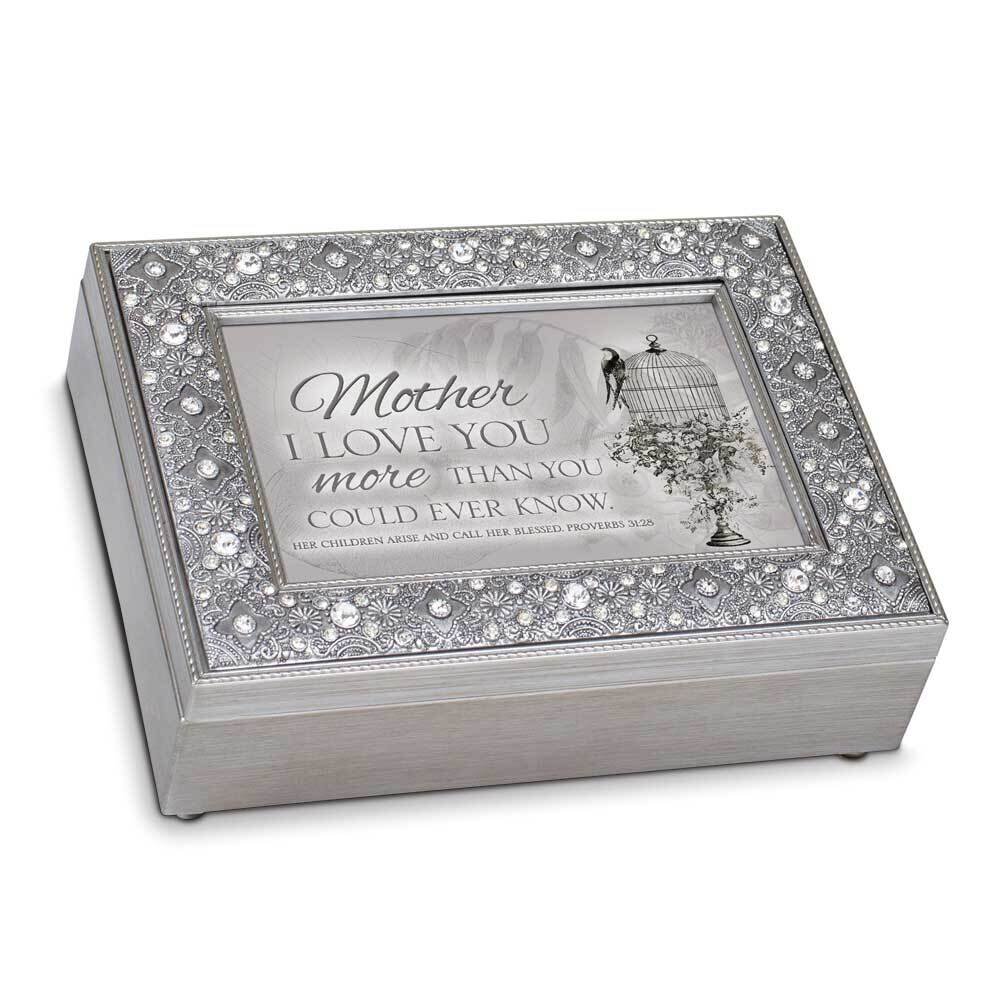Mother Filigree Silver Music Box: HOW GREAT THOU ART GM22895, MPN: GM22895, 633303851750