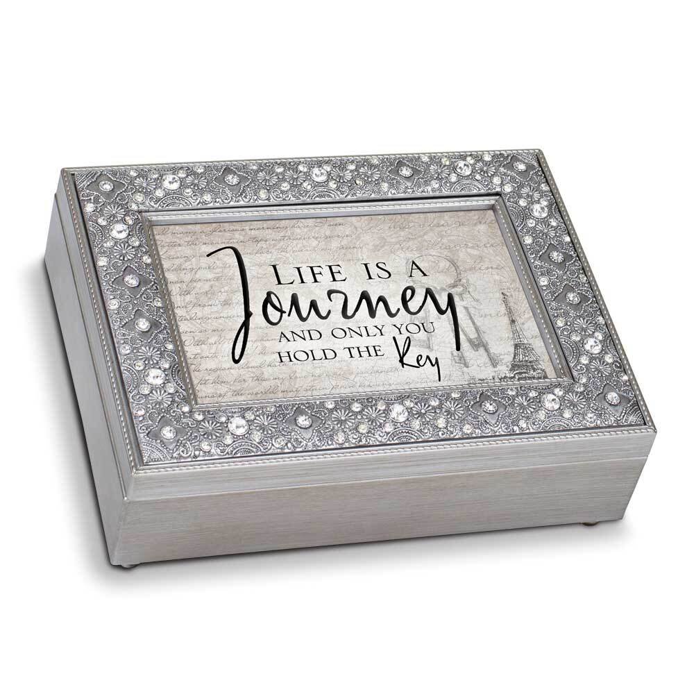 Life Journey Filigree Silver Music Box: WONDERFUL WORLD GM22896, MPN: GM22896, 633303851873