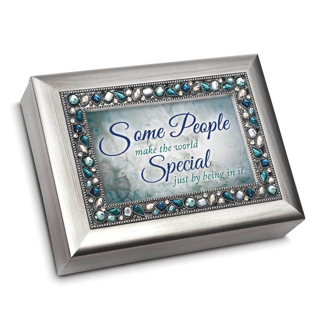 Someone Special Jeweled Silver Music Box: WONDERFUL WORLD GM22910, MPN: GM22910, 633303852924