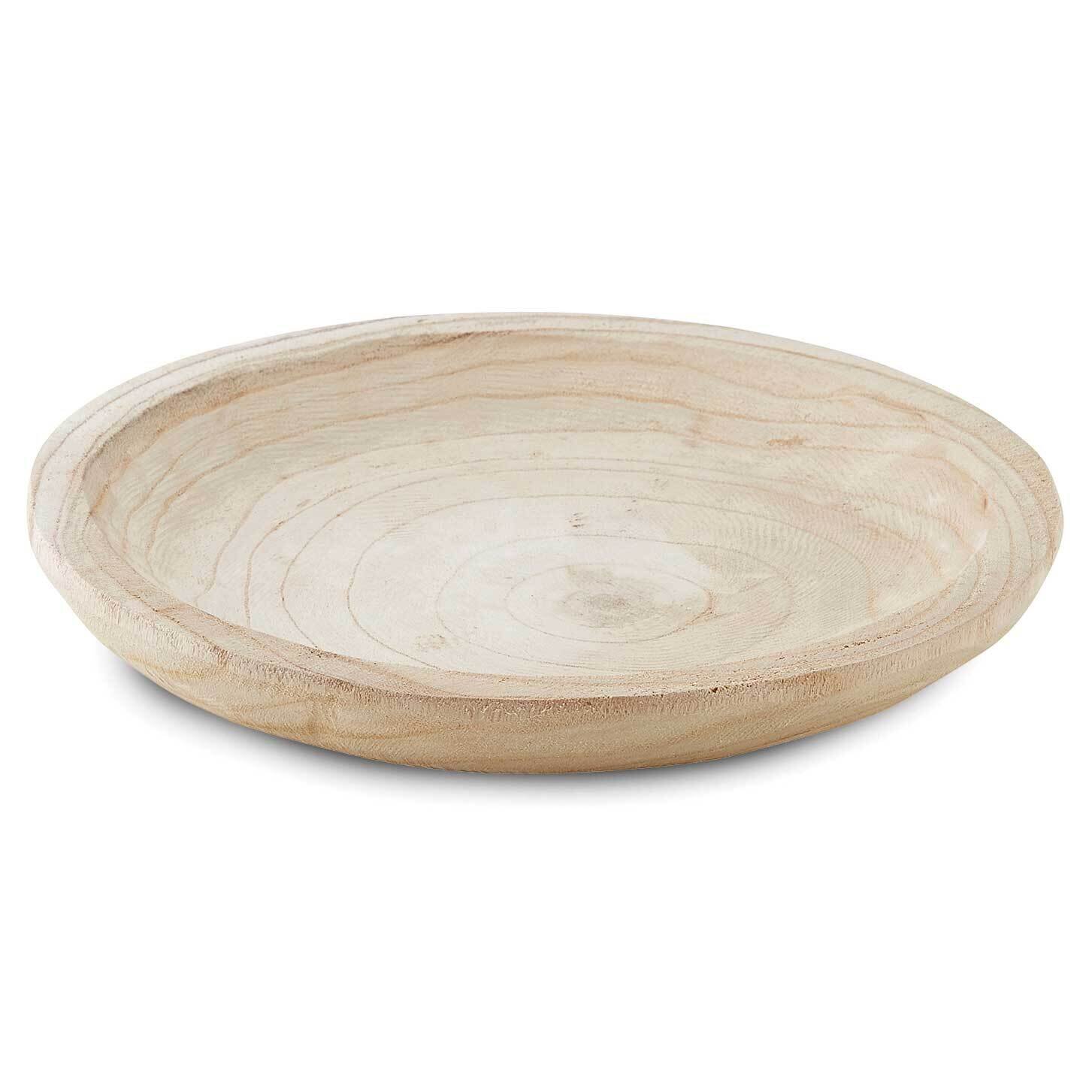 Medium Paulownia Wood Bowl GM23003