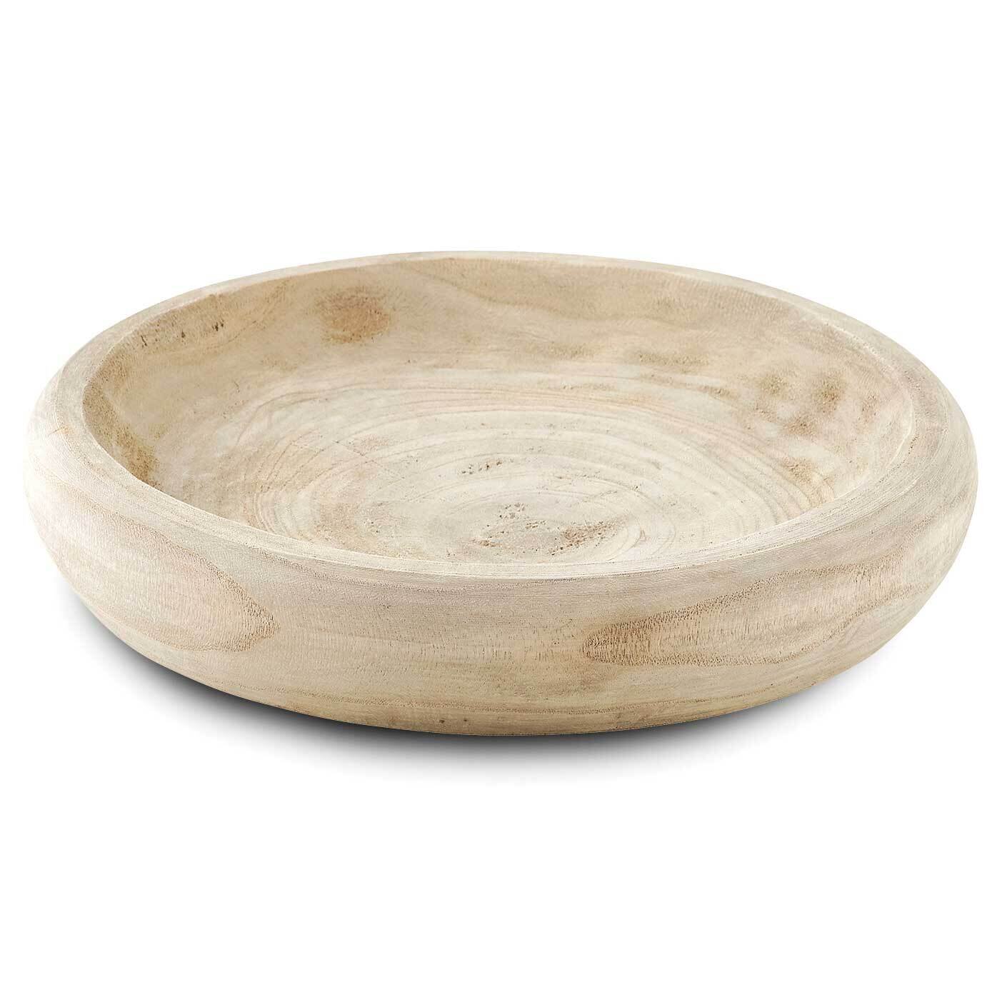 Large Paulownia Wood Bowl GM23004