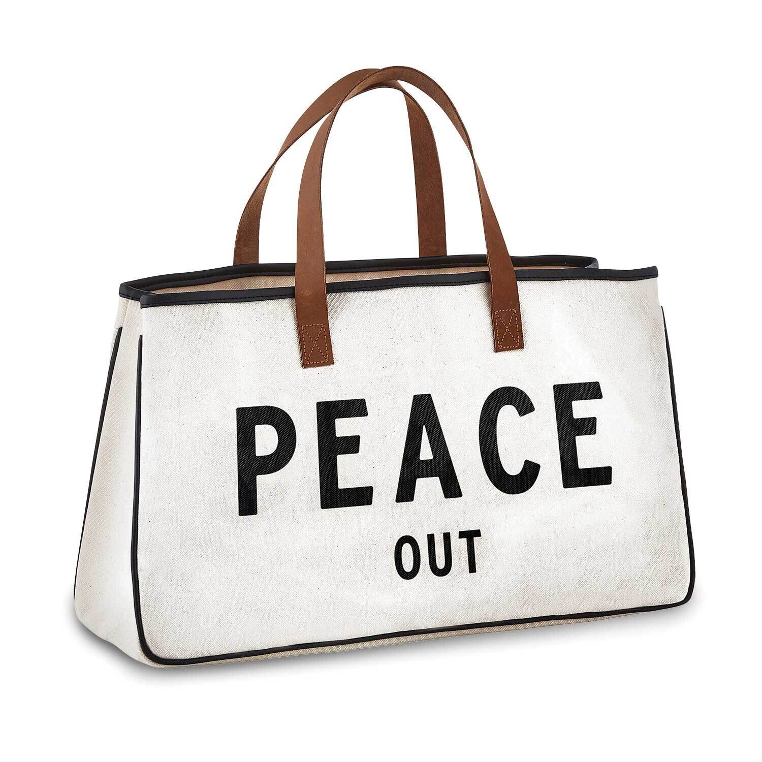 Canvas Tote PEACE OUT GM23059
