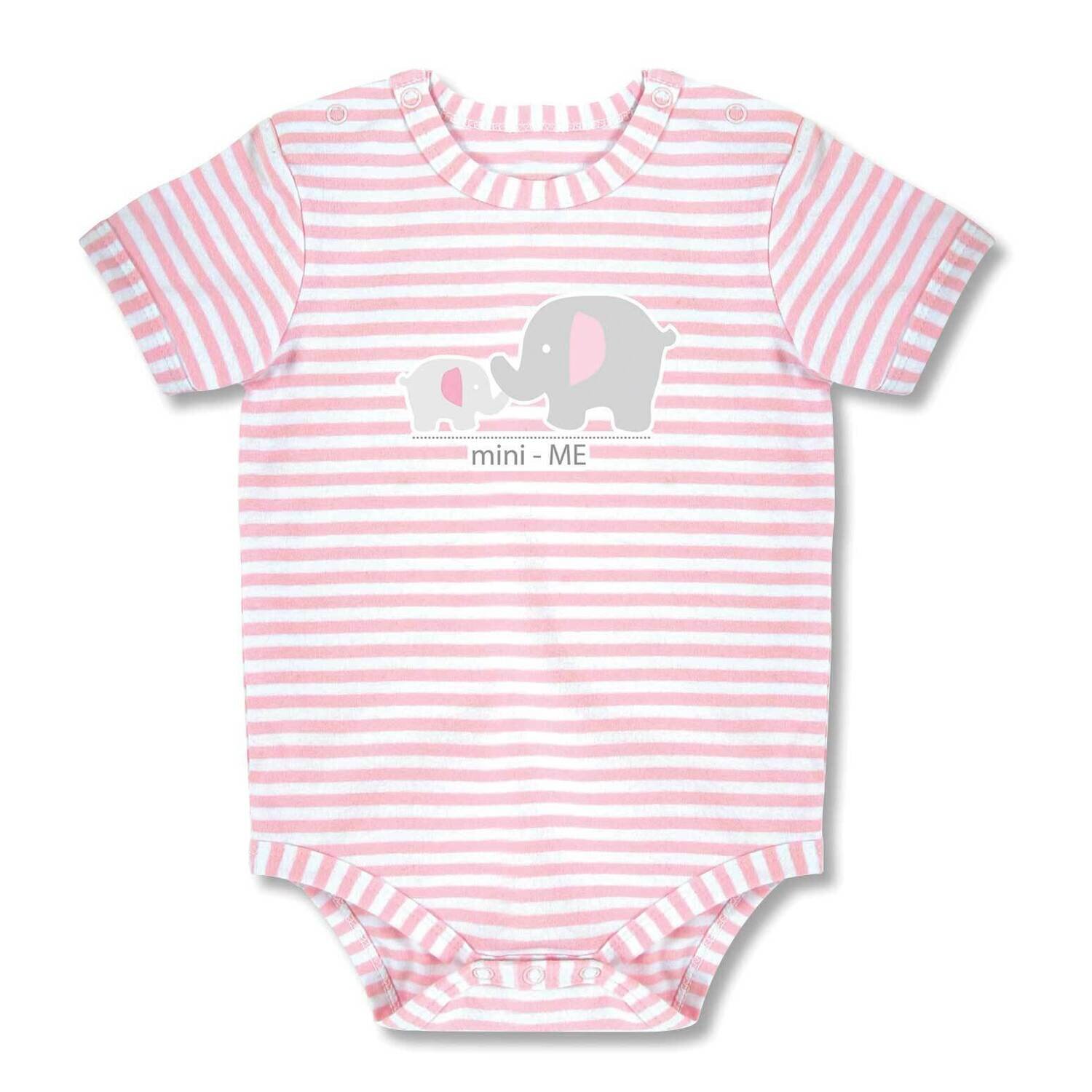 0-3 Month Mini Me Pink Stripe Snapshirt GM23165, MPN: GM23165, 737505604616