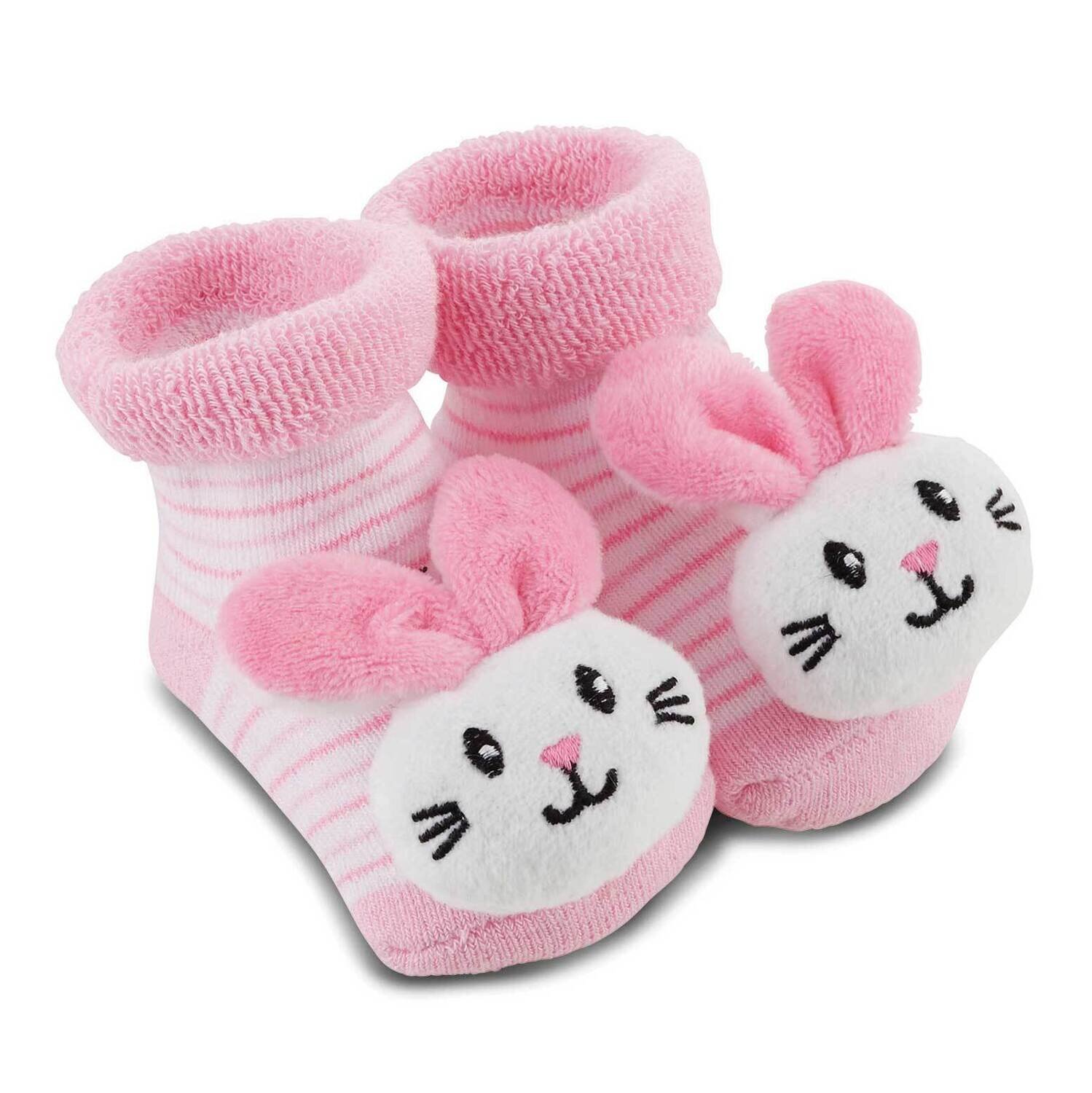 Pink Bunnie Rattle Socks GM23186