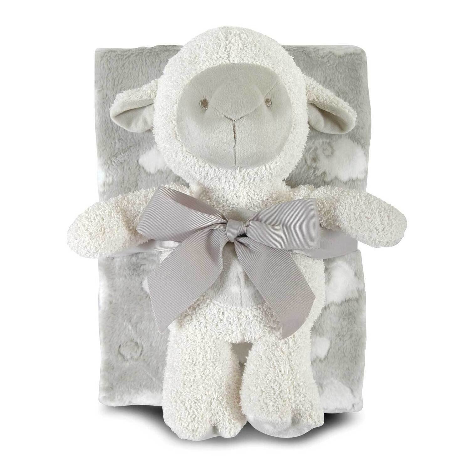 Grey Lamb and Blanket Set GM23225, MPN: GM23225, 737505120833
