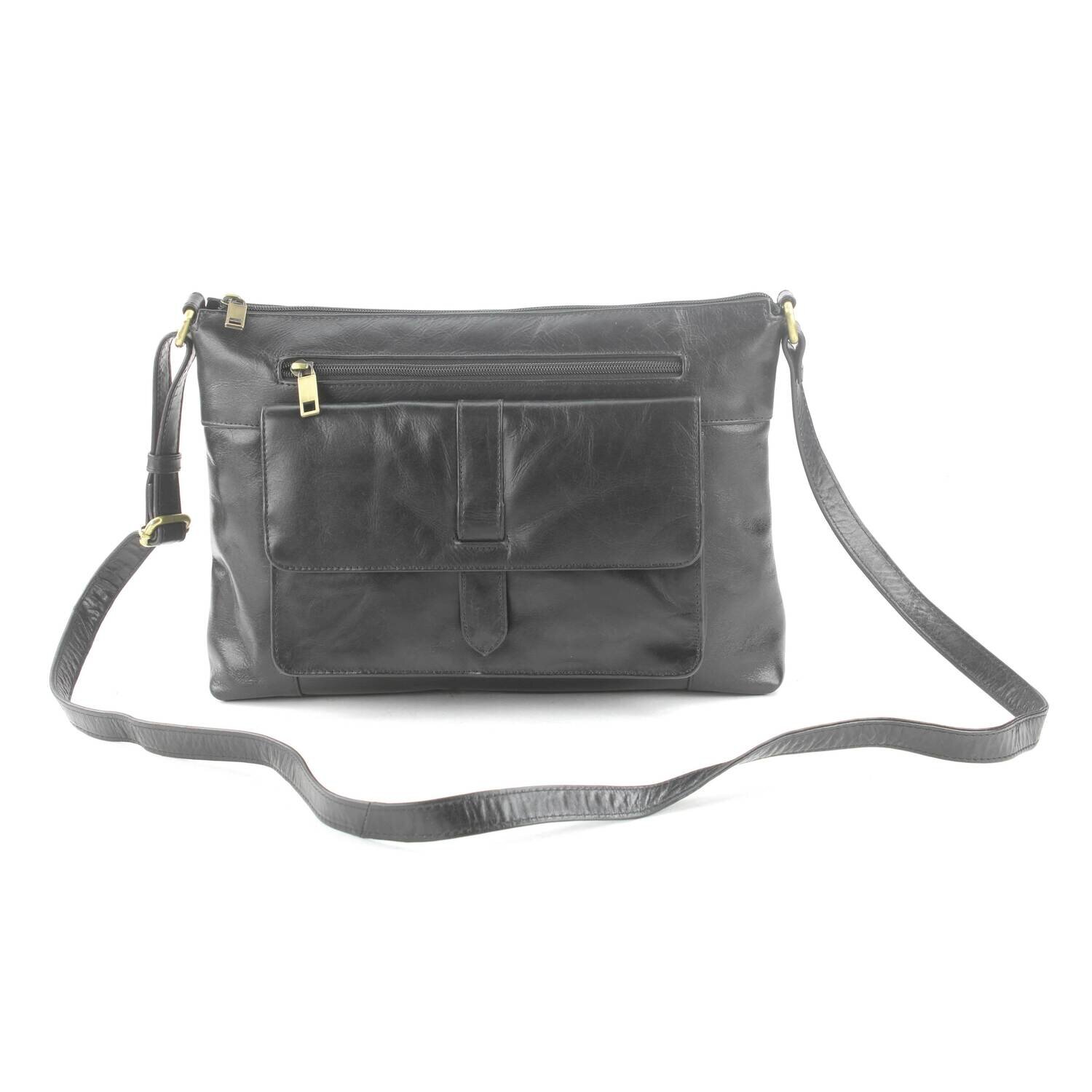 Black Leather Tahoe Tote Handbag GM23235, MPN: GM23235, 892925121515