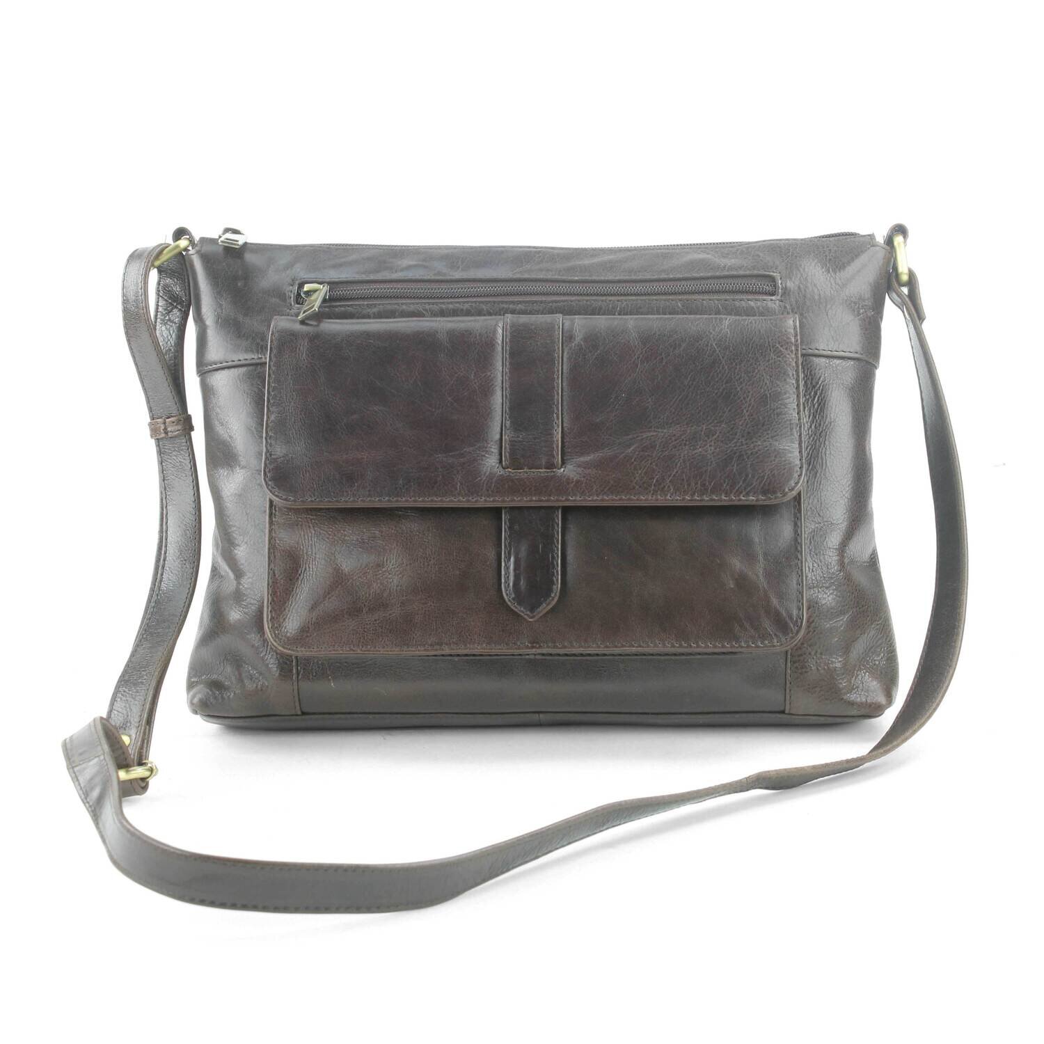Brown Leather Tahoe Tote Handbag GM23236, MPN: GM23236, 892925121522
