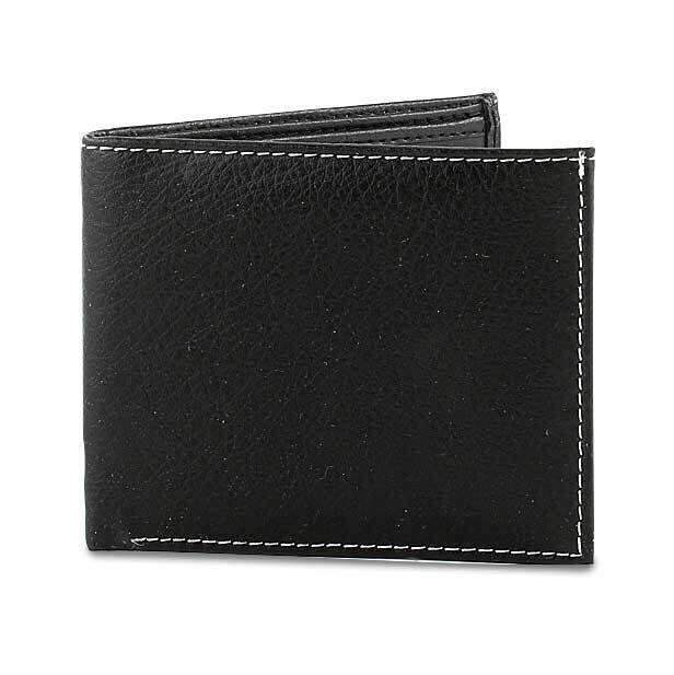Black Vegan Leather Wallet with Gift Box GM23246, MPN: GM23246,