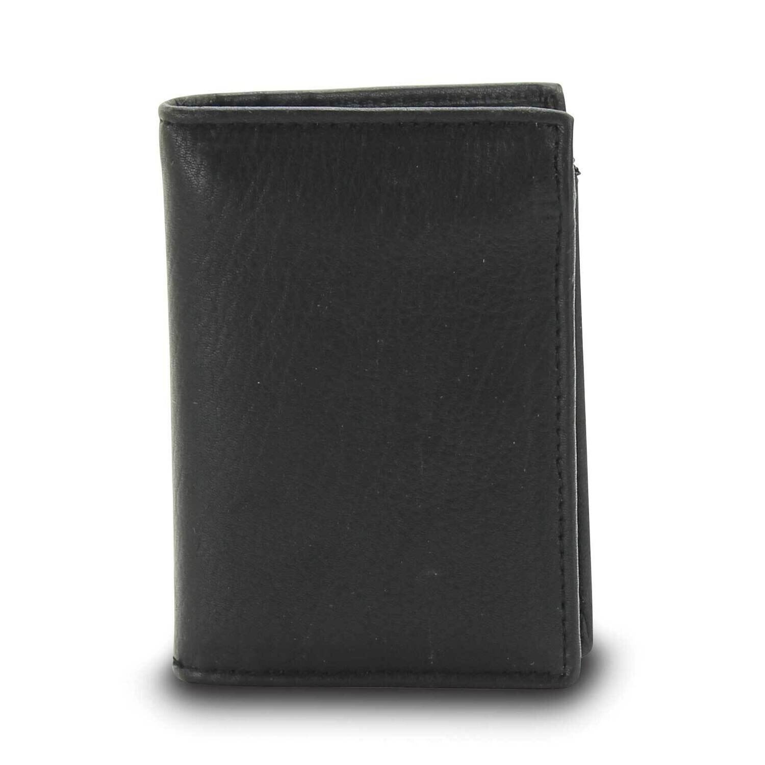 Black Steer Hide L-Shape Bifold Wallet GM23257, MPN: GM23257,