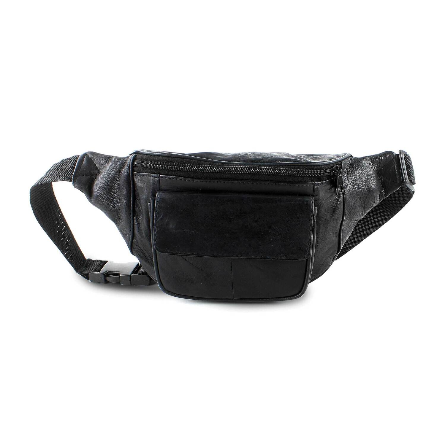 Black Leather Fanny Pack GM23261, MPN: GM23261,