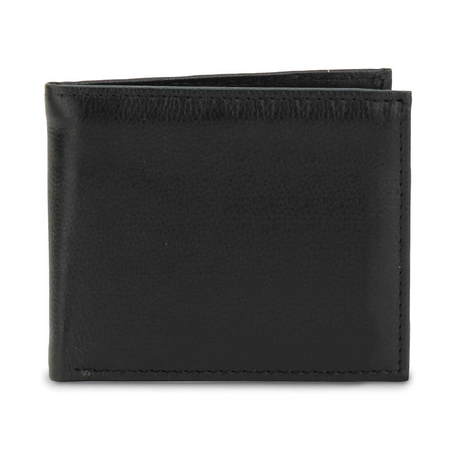 Black Cowhide RFID Slim Bifold Wallet GM23267