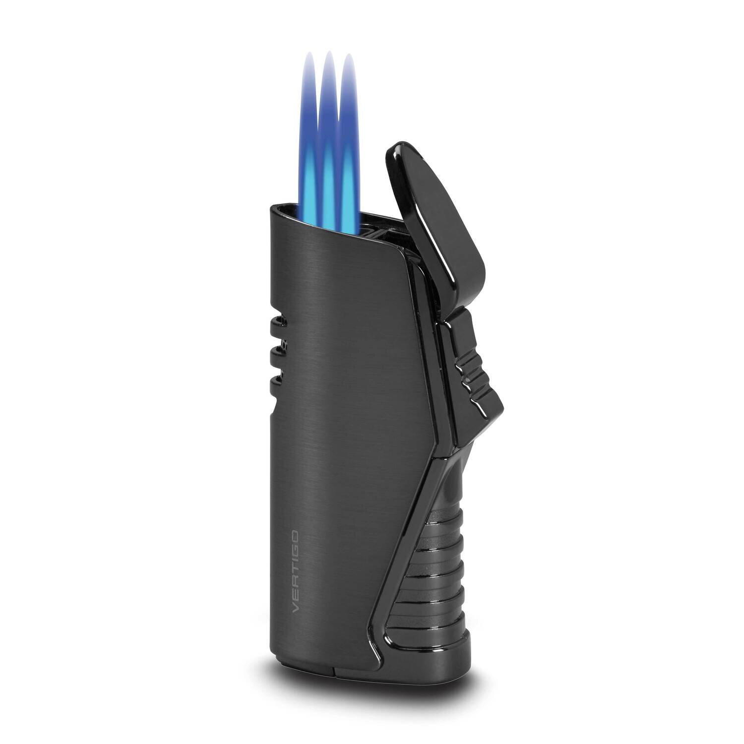 Atlas Triple Flame Lighter with Fold-out Punch Black GM23324, MPN: GM23324, 894236018614