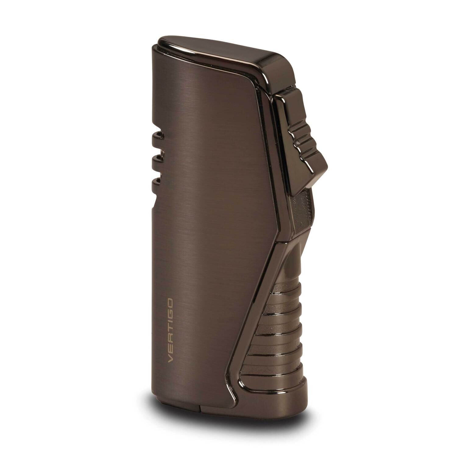 Atlas Triple Flame Lighter with Fold-out Punch Gun GM23326