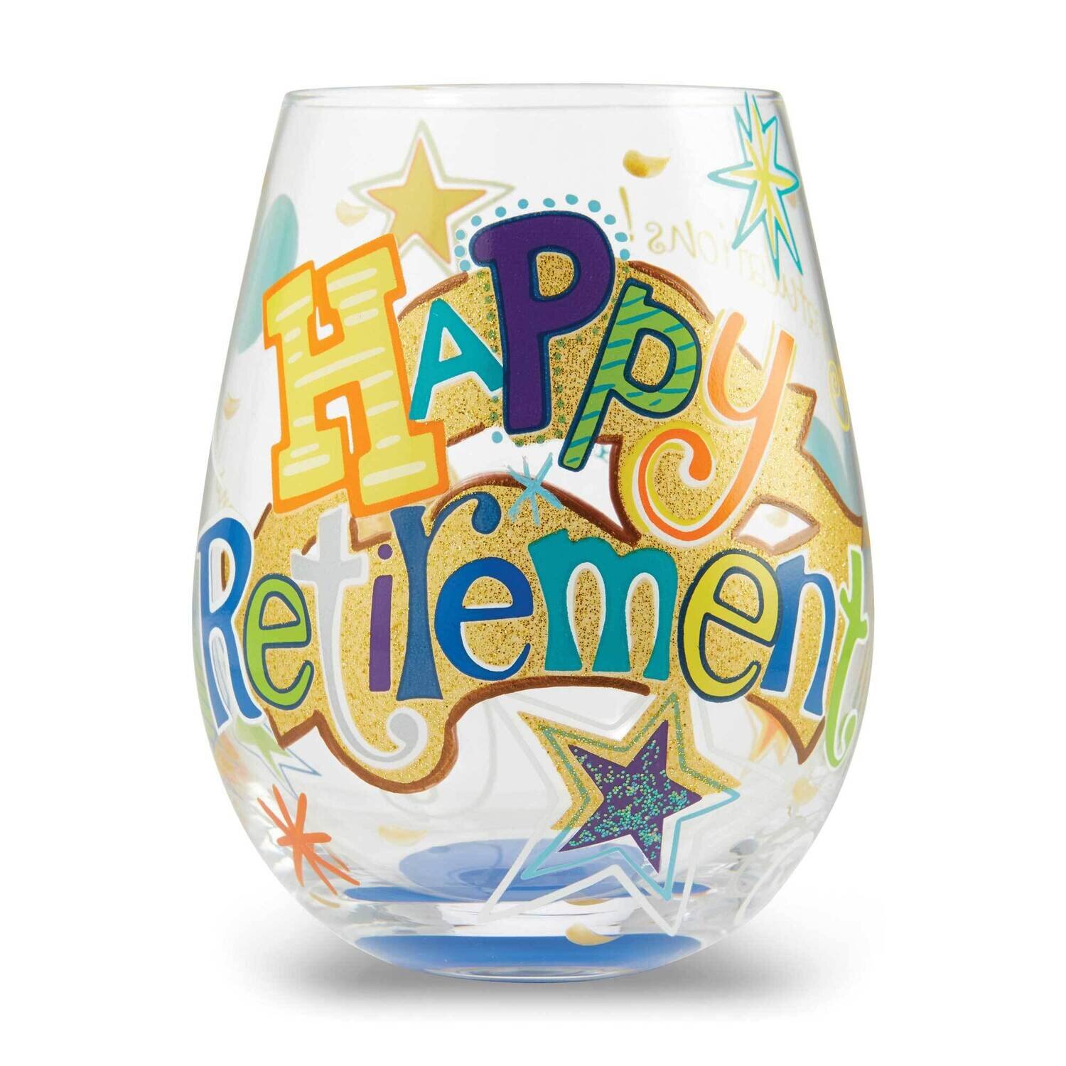 LOLITA Love Happy Retirement Stemless Glass GM23445
