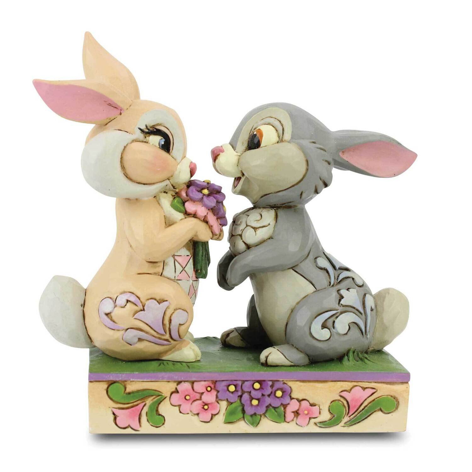 DISNEY TRADITIONS Thumper and Blossom Snuggling GM23455