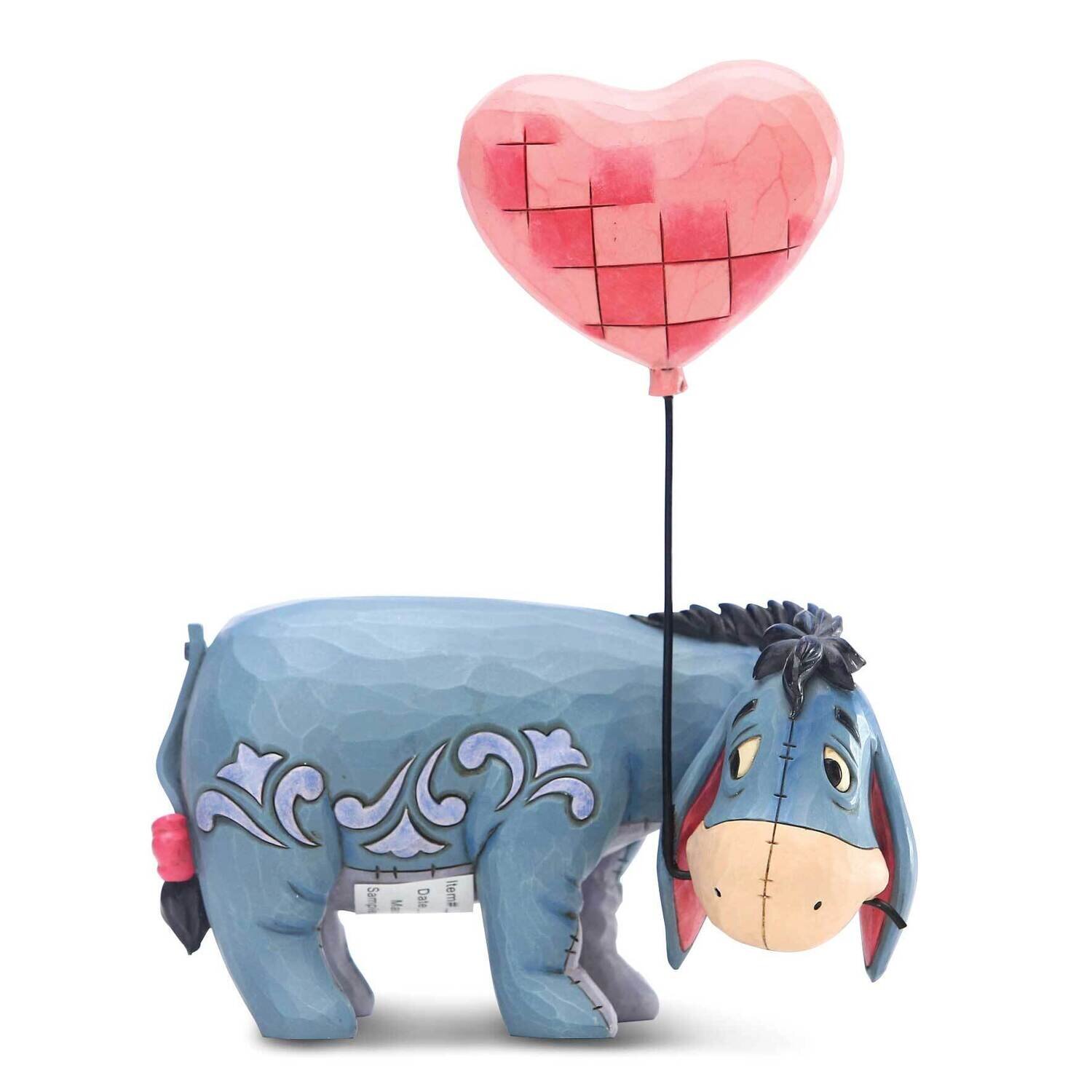 DISNEY TRADITIONS Eeyore with a Heart Balloon GM23457