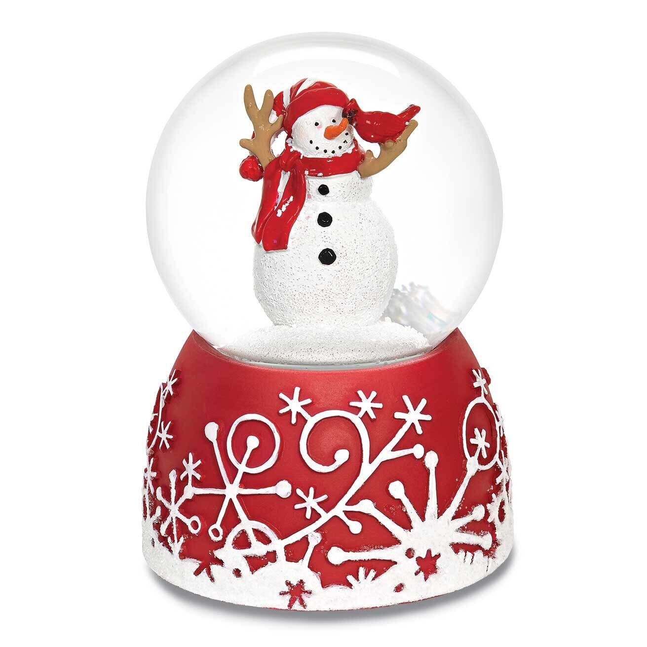 Glitterdome Musical Cardinal and Snowman GM23536, MPN: GM23536, 89945677683