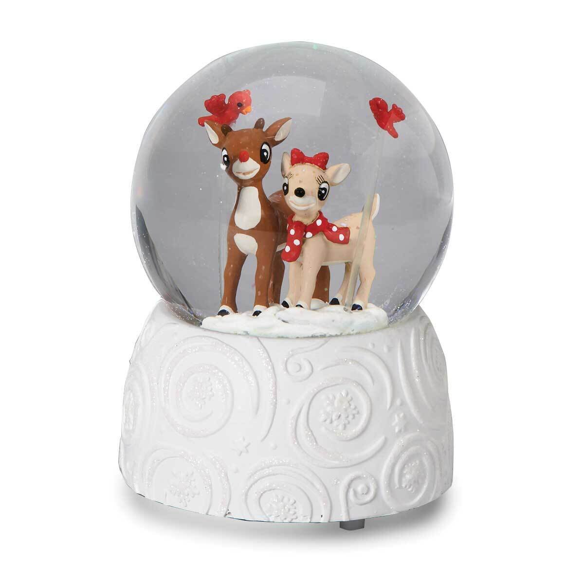Glitterdome Musical Rudolph and Clarice GM23540