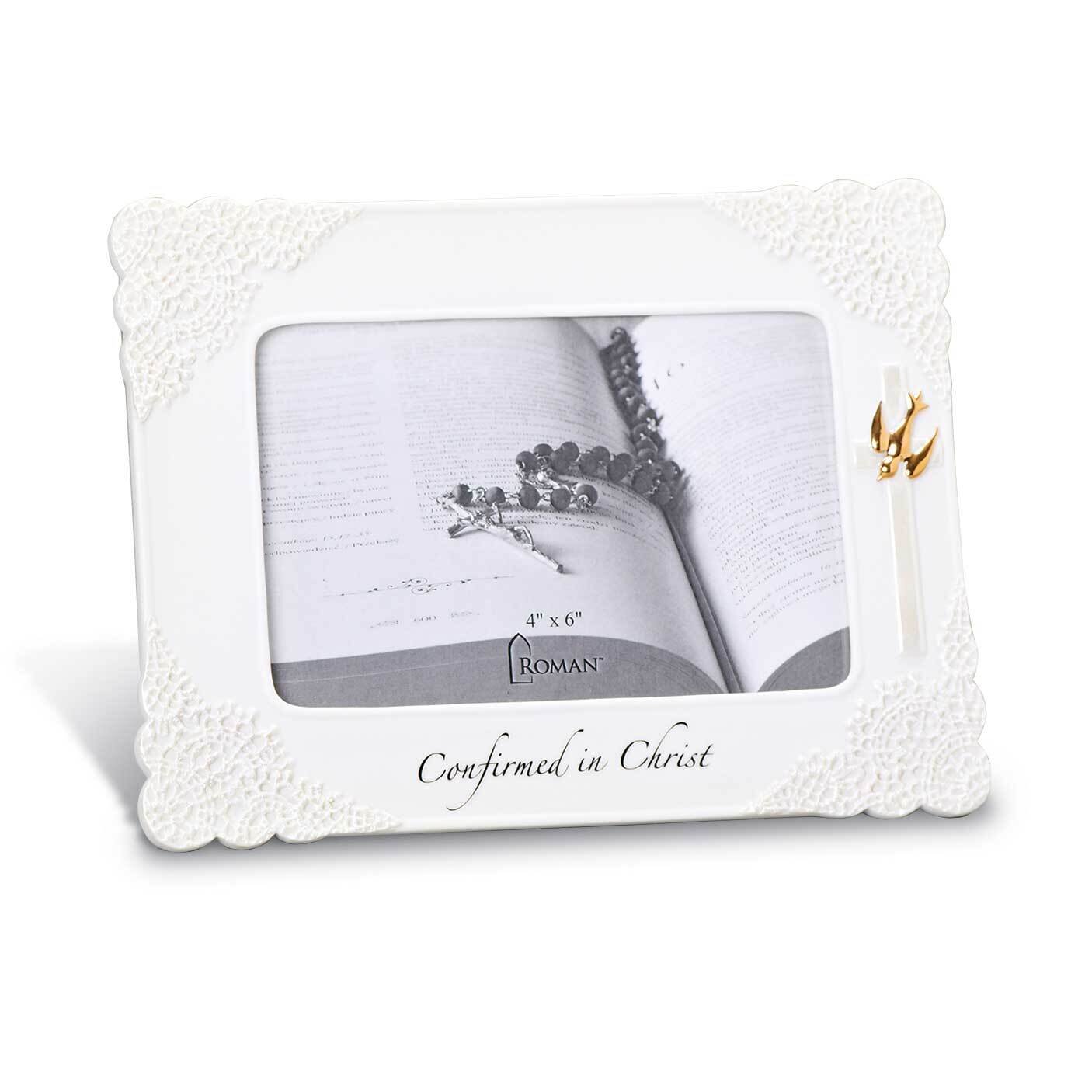Porcelain Lace Confirmed in Christ 4 x 6 Inch Picture Frame GM23621