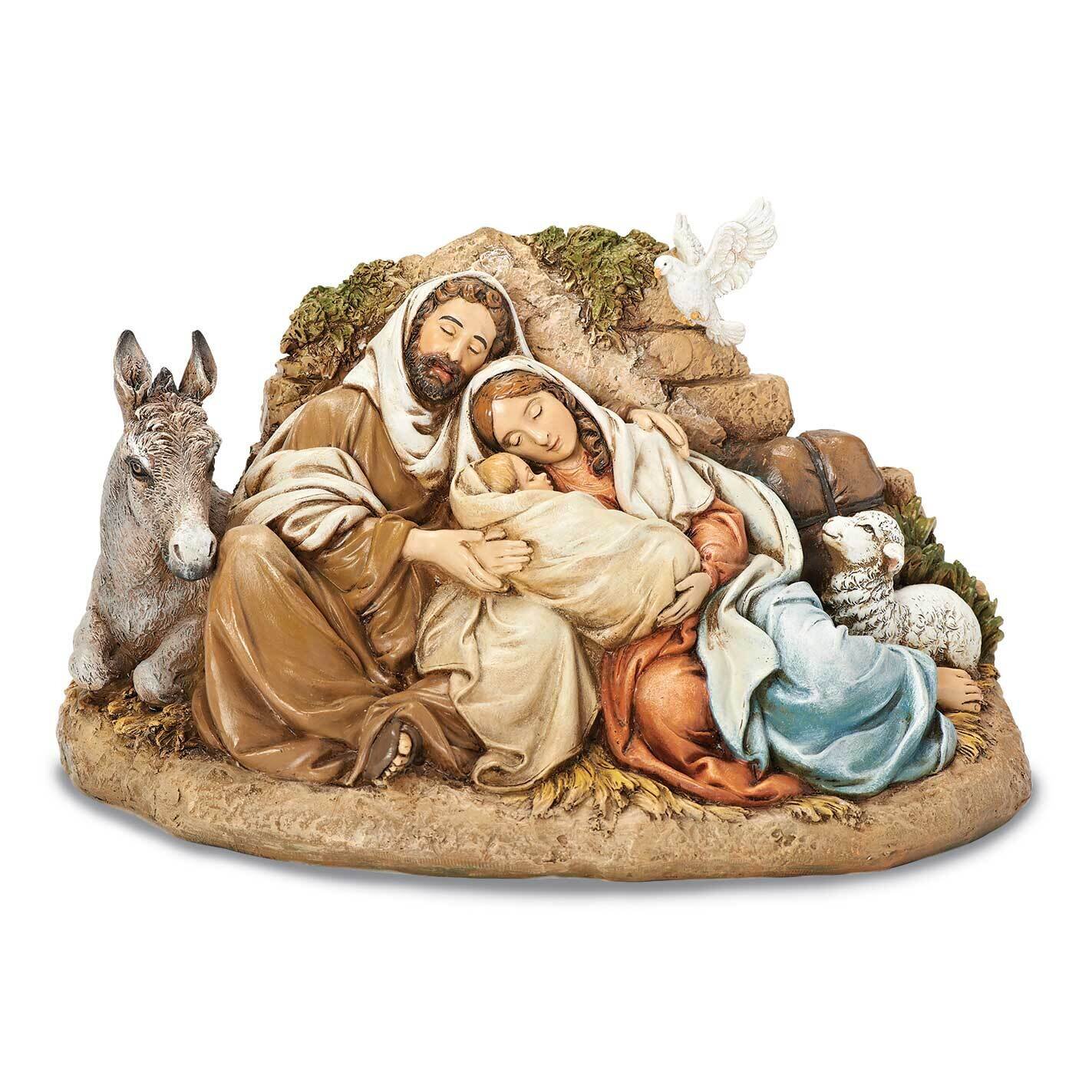 Polyresin Restful Holy Family Figure GM23667