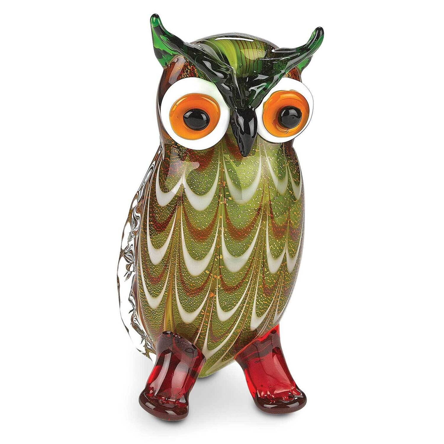 Badash Art Glass Owl GM23772