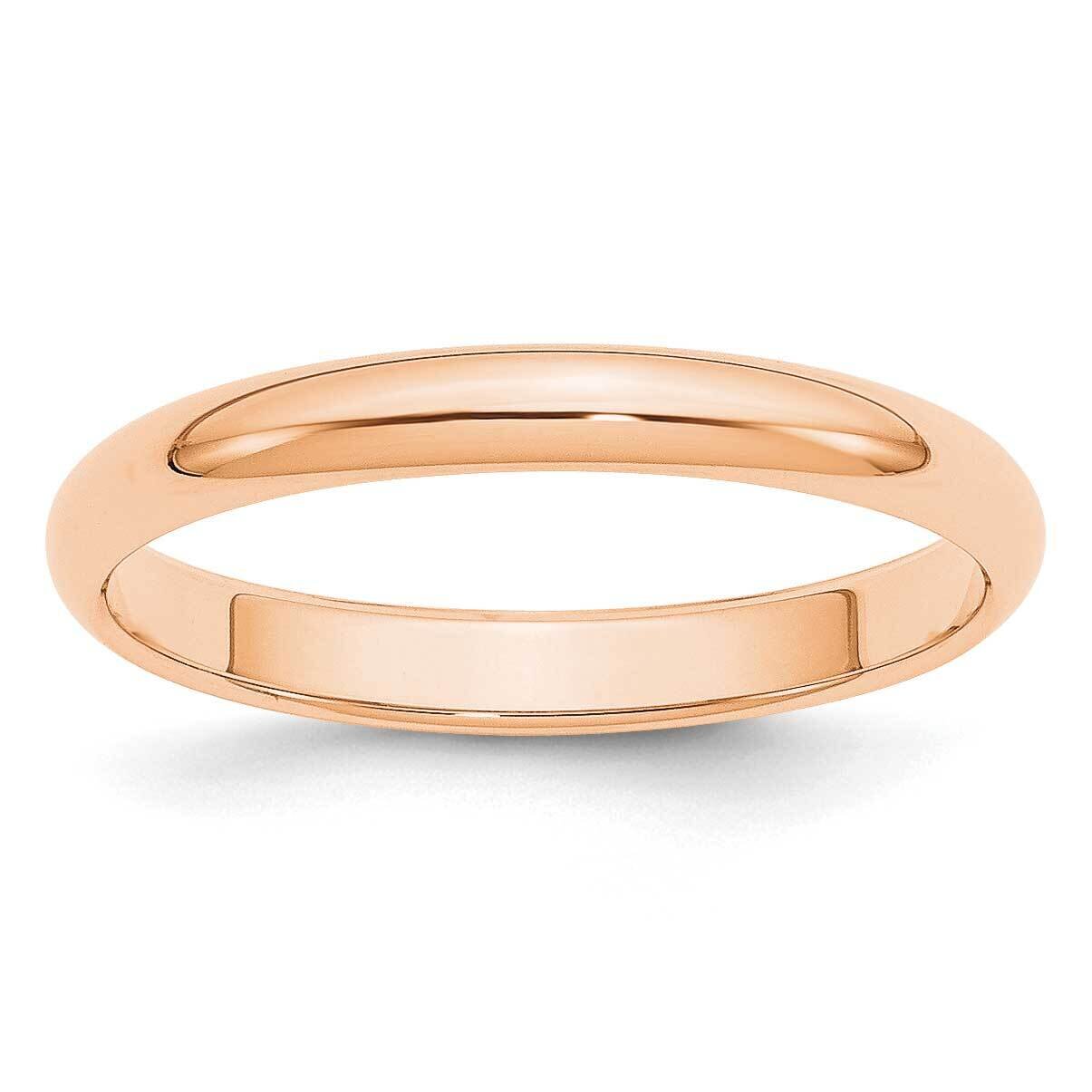 3mm Half Round Band 10k Rose Gold 1RHR030, MPN: 1RHR030, 191101679179