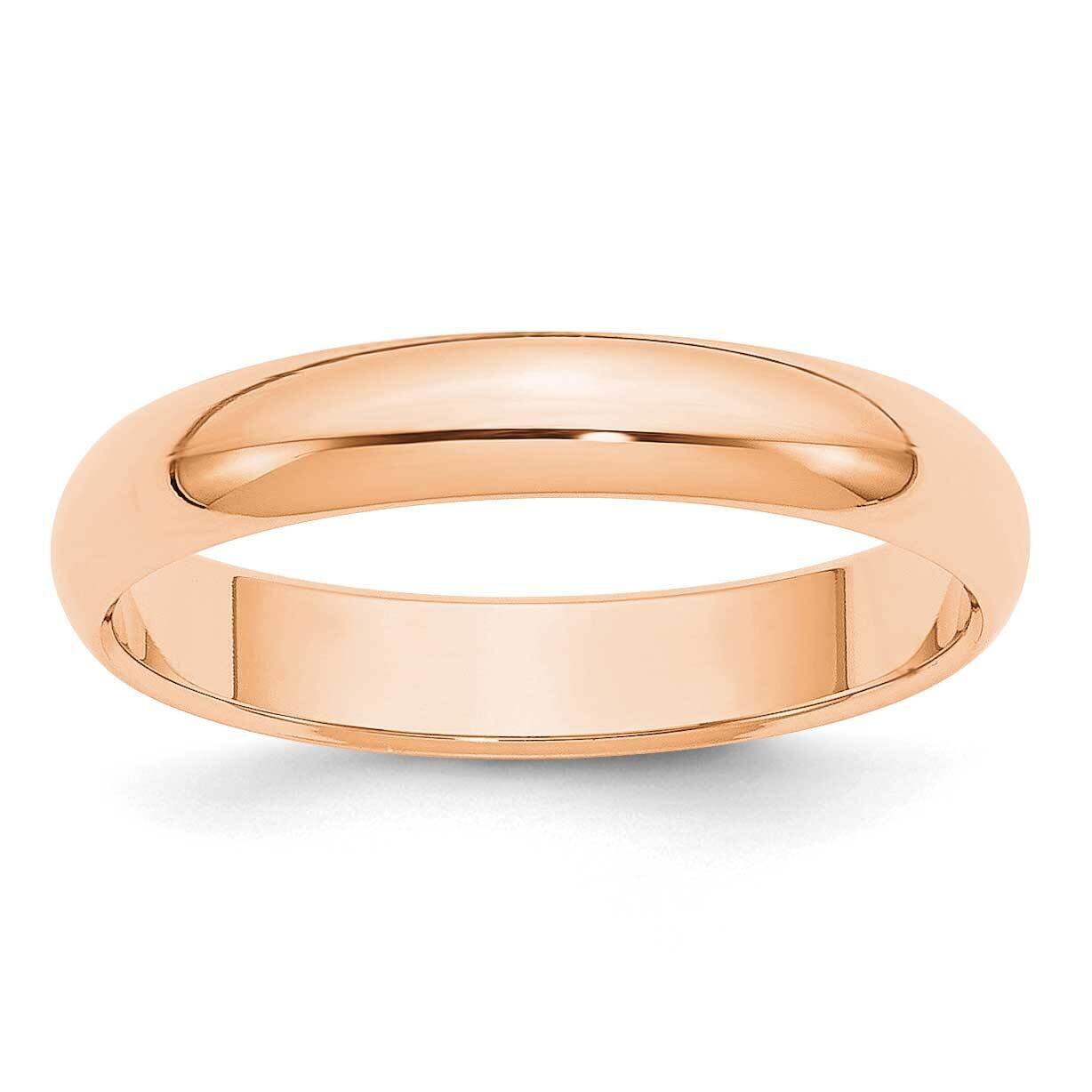 4mm Half Round Band 10k Rose Gold 1RHR040, MPN: 1RHR040, 191101678936
