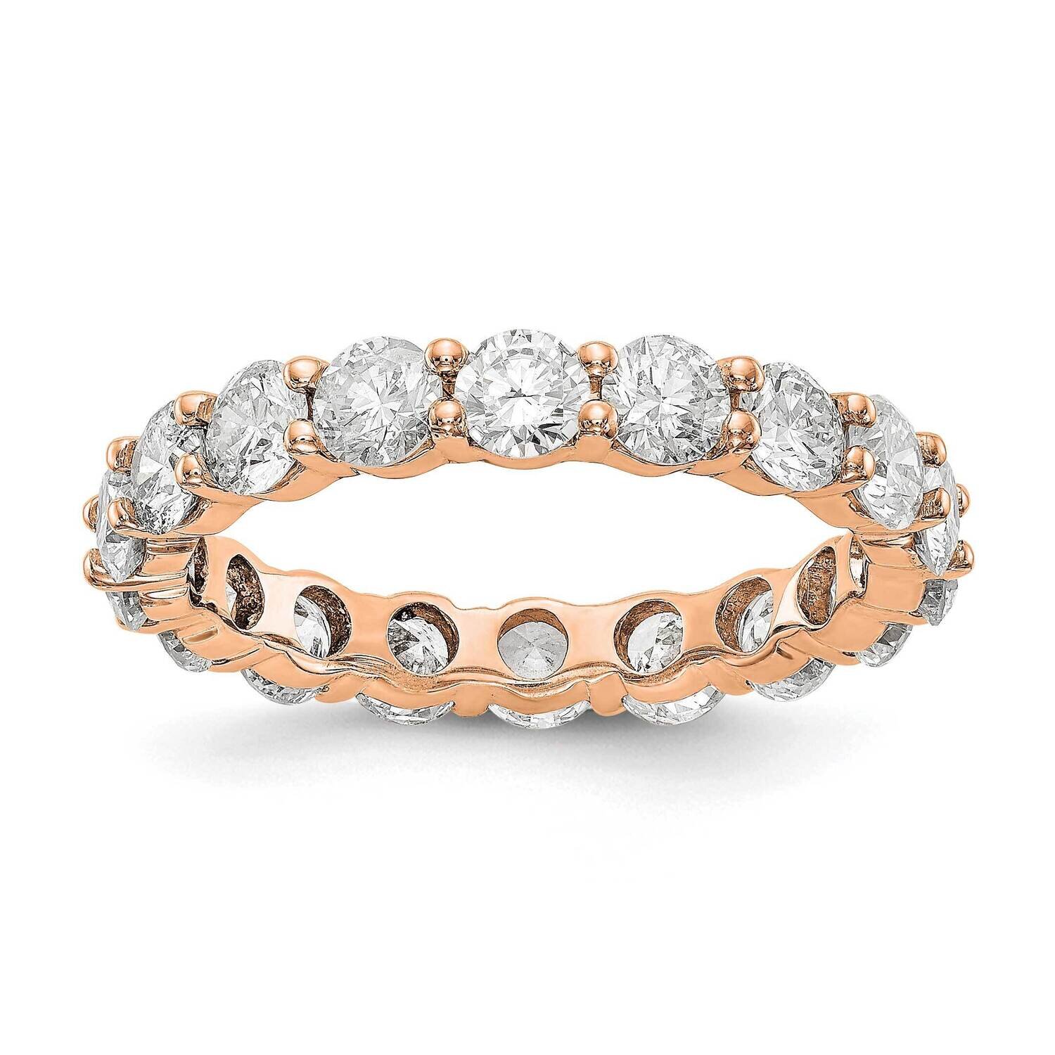 Polished Shared Prong 3ct Diamond Eternity Band 14k Rose Gold ET0001-300-7R4, MPN: ET0001-300-7R4, …