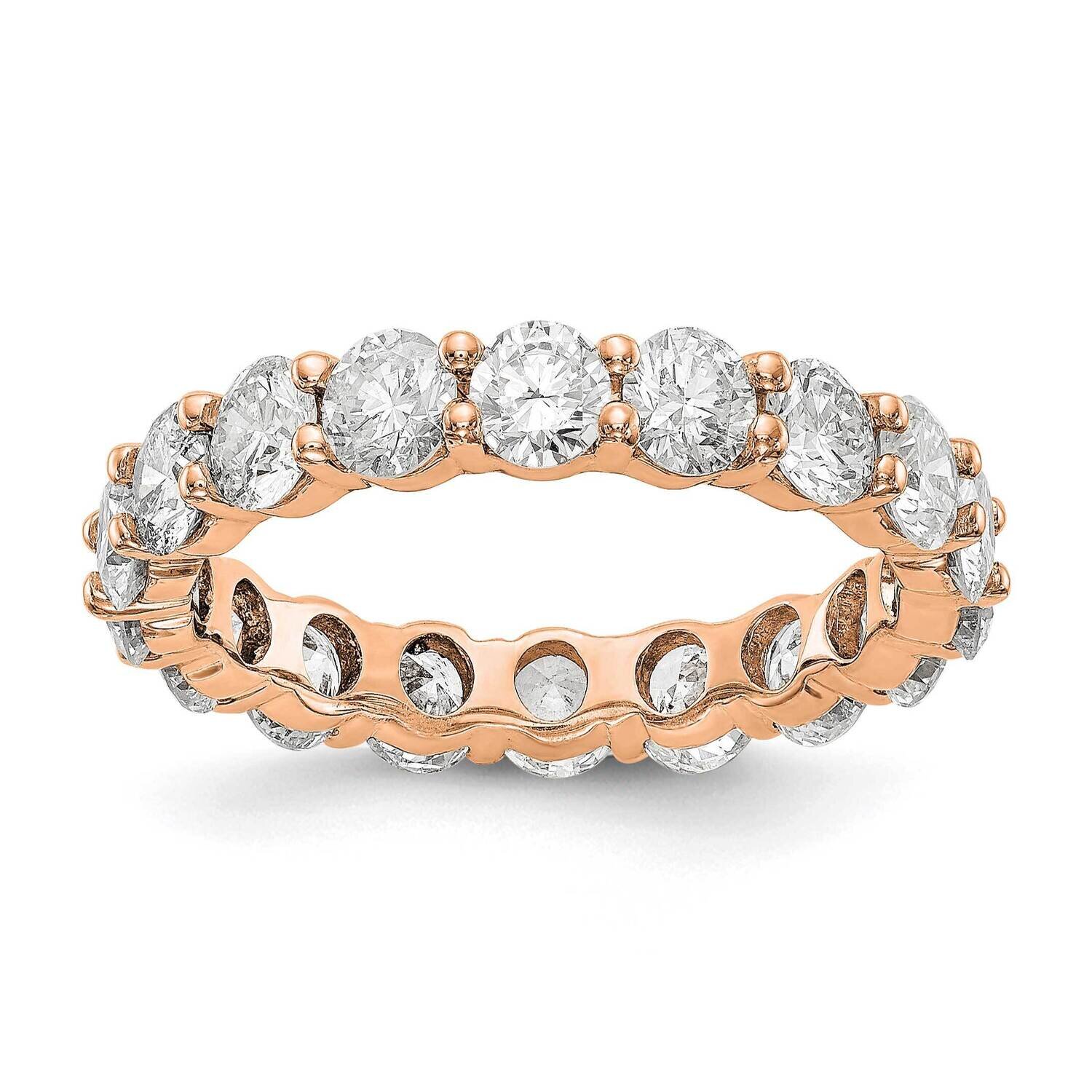 Polished Shared Prong 4ct Diamond Eternity Band 14k Rose Gold ET0001-400-7R4, MPN: ET0001-400-7R4, …
