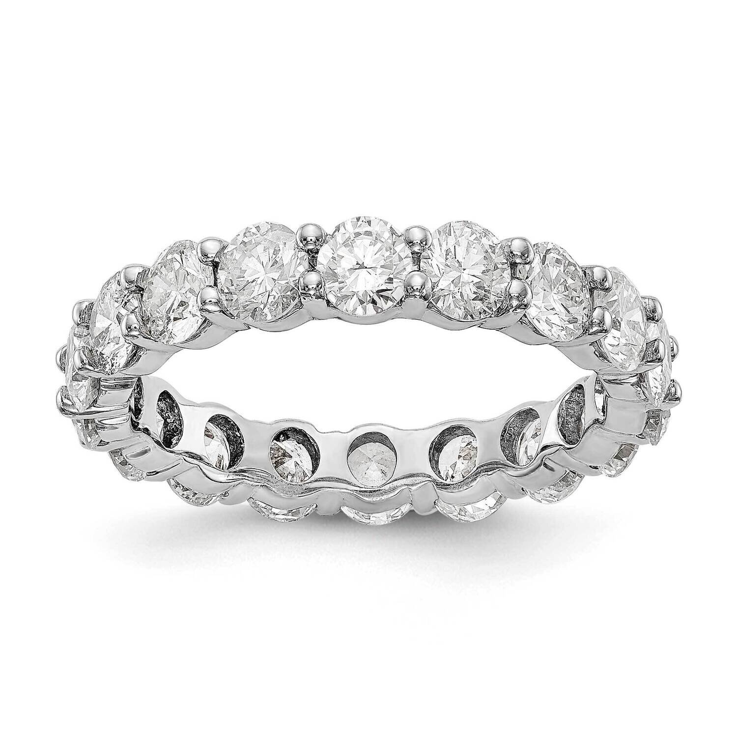 Polished Shared Prong 4ct Diamond Eternity Band 14k White Gold ET0001-400-7W4, MPN: ET0001-400-7W4,…