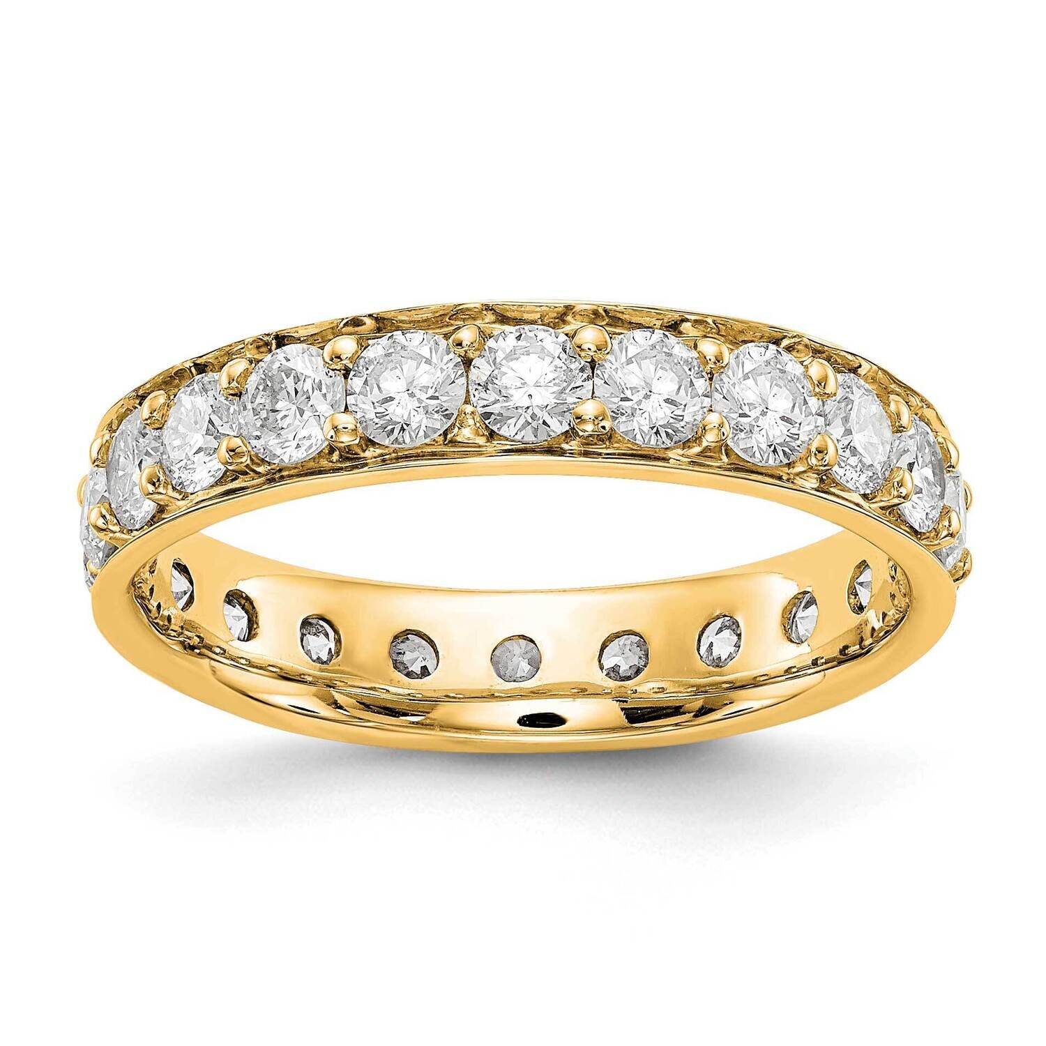 Vintage 2ct Diamond Eternity Band 14k Gold Polished  ET0002-200-7Y4, MPN: ET0002-200-7Y4, 191101797…