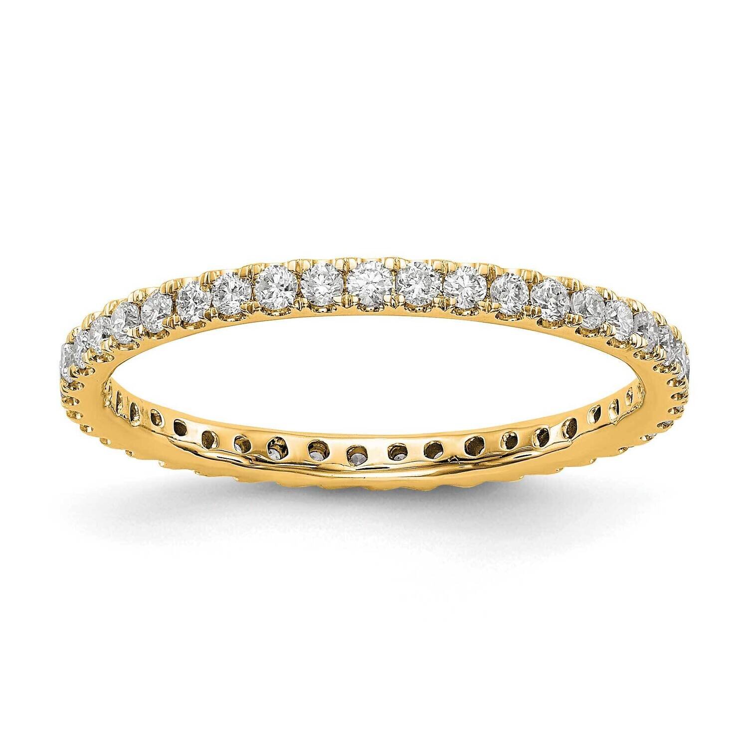 U Shared Prong 1/2ct Diamond Eternity Band 14k Gold Polished  ET0005-050-7Y4, MPN: ET0005-050-7Y4, …