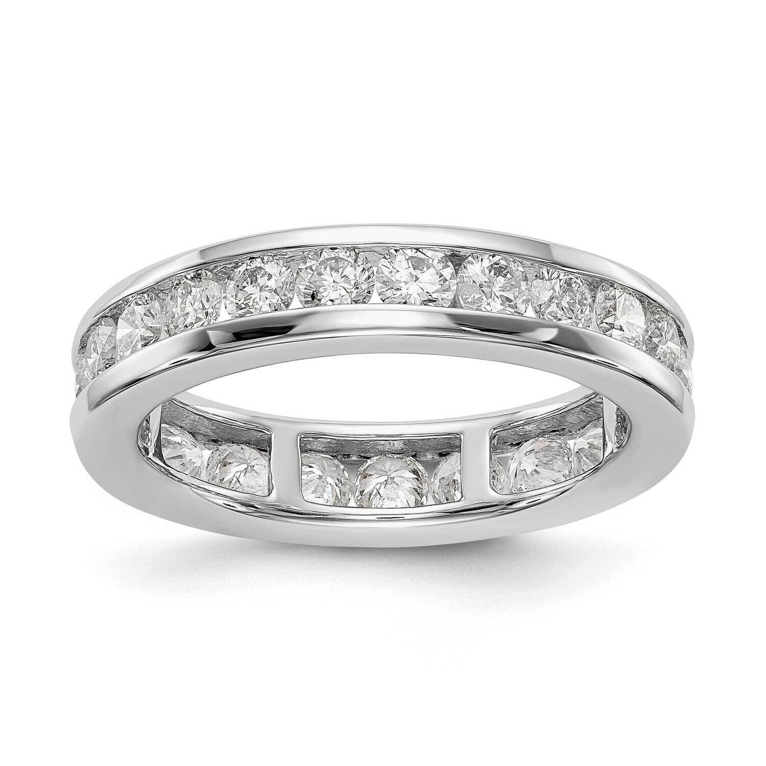 Polished 2ct Channel Set Diamond Eternity Band 14k White Gold ET0009-200-7W4, MPN: ET0009-200-7W4, …