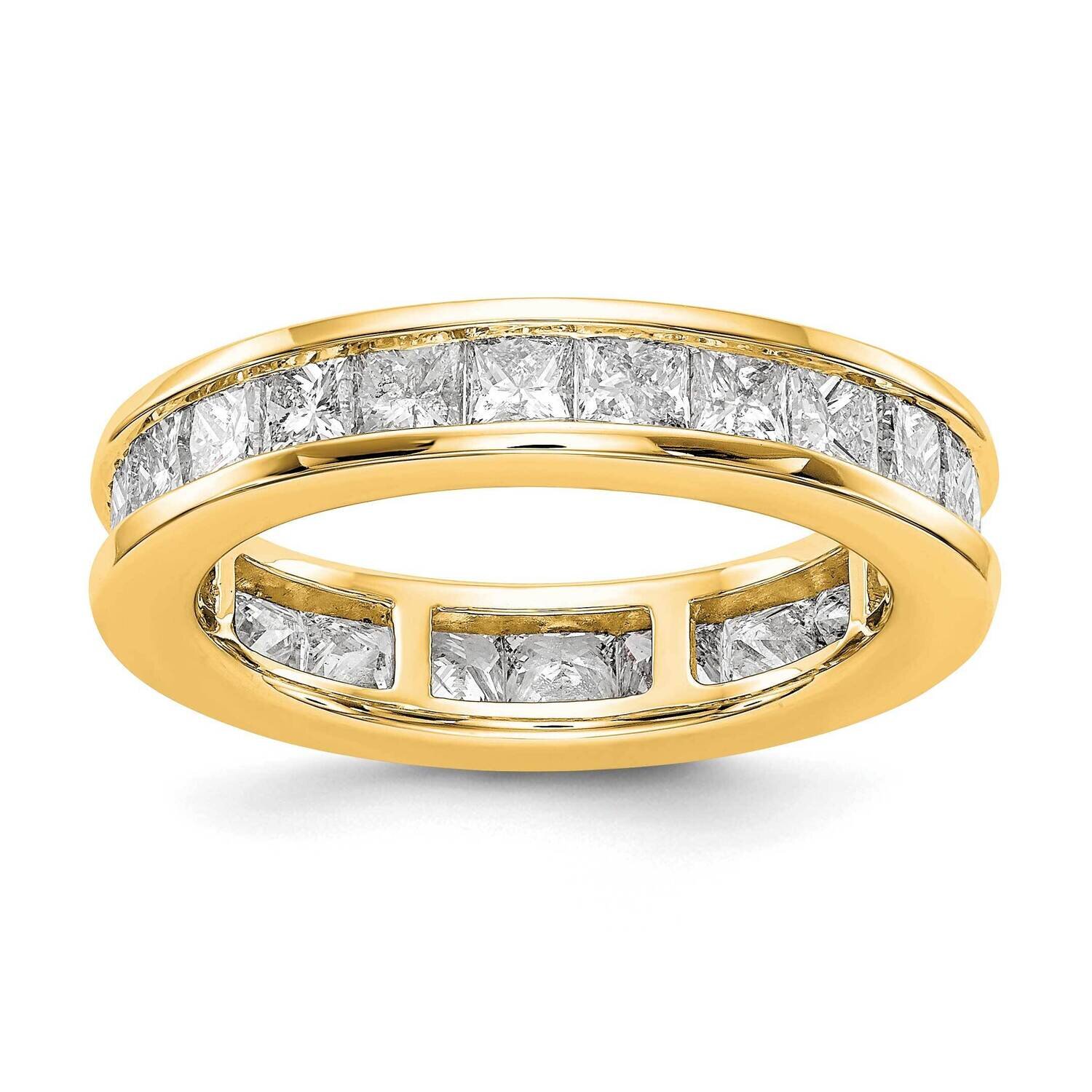 3ct Princess Channel Set Diamond Eternity Band 14k Gold Polished  ET0010-300-7Y4, MPN: ET0010-300-7…