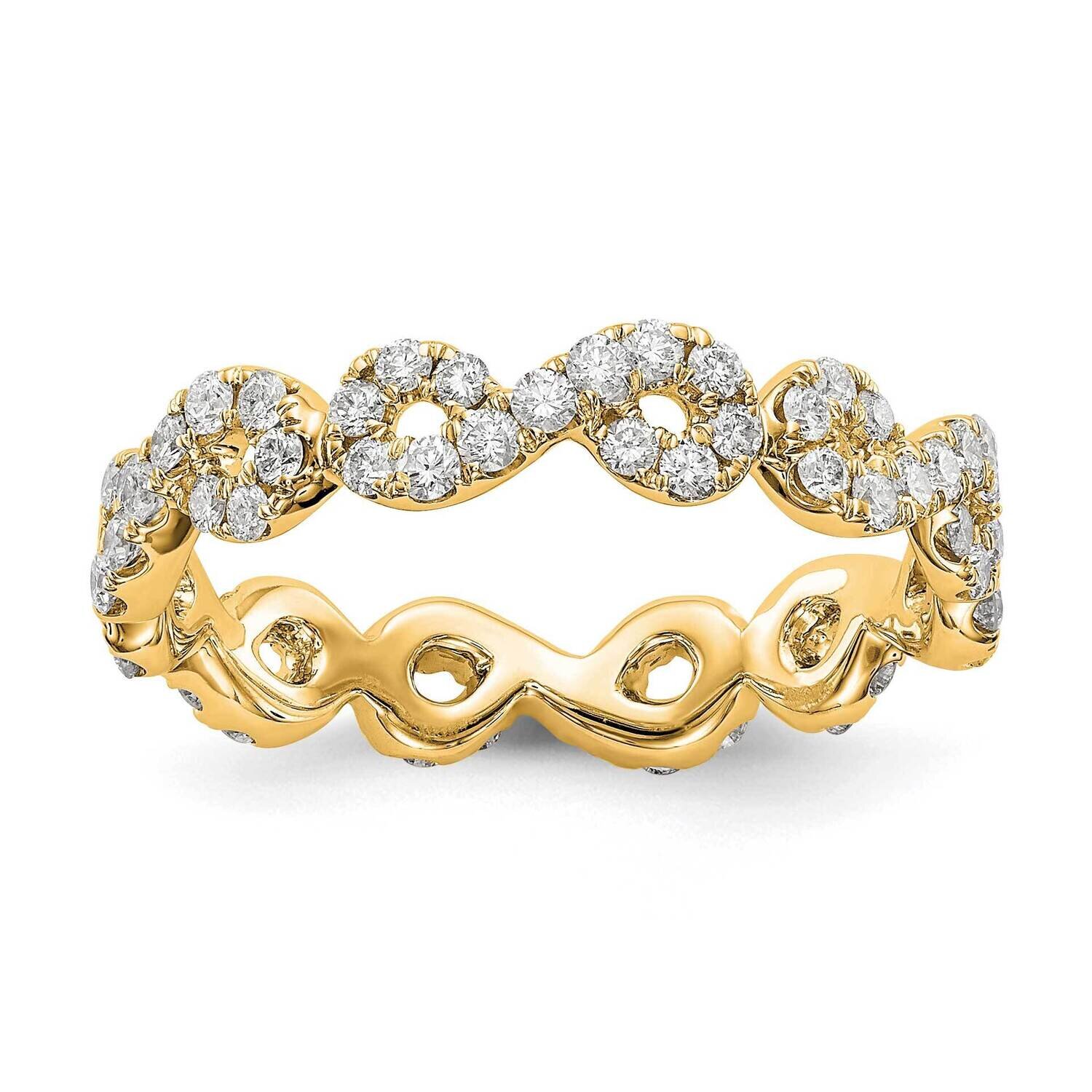 Infinity Shared U Prong 14k Gold Polished  ET0012-085-7Y4, MPN: ET0012-085-7Y4, 191101886317