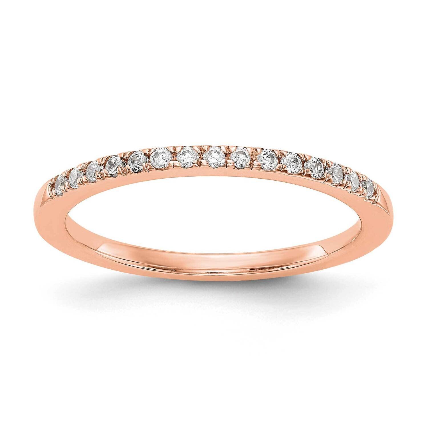 Diamond Wedding Band 14k Rose Gold RM1930B-015-RAA, MPN: RM1930B-015-RAA,