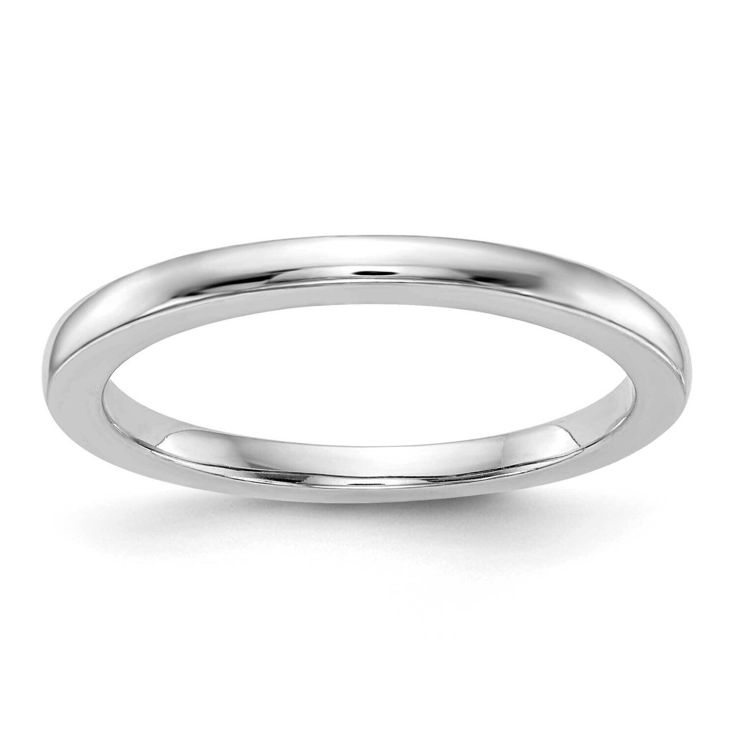 Polished Wedding Band 14k White Gold RM1951B-W, MPN: RM1951B-W,
