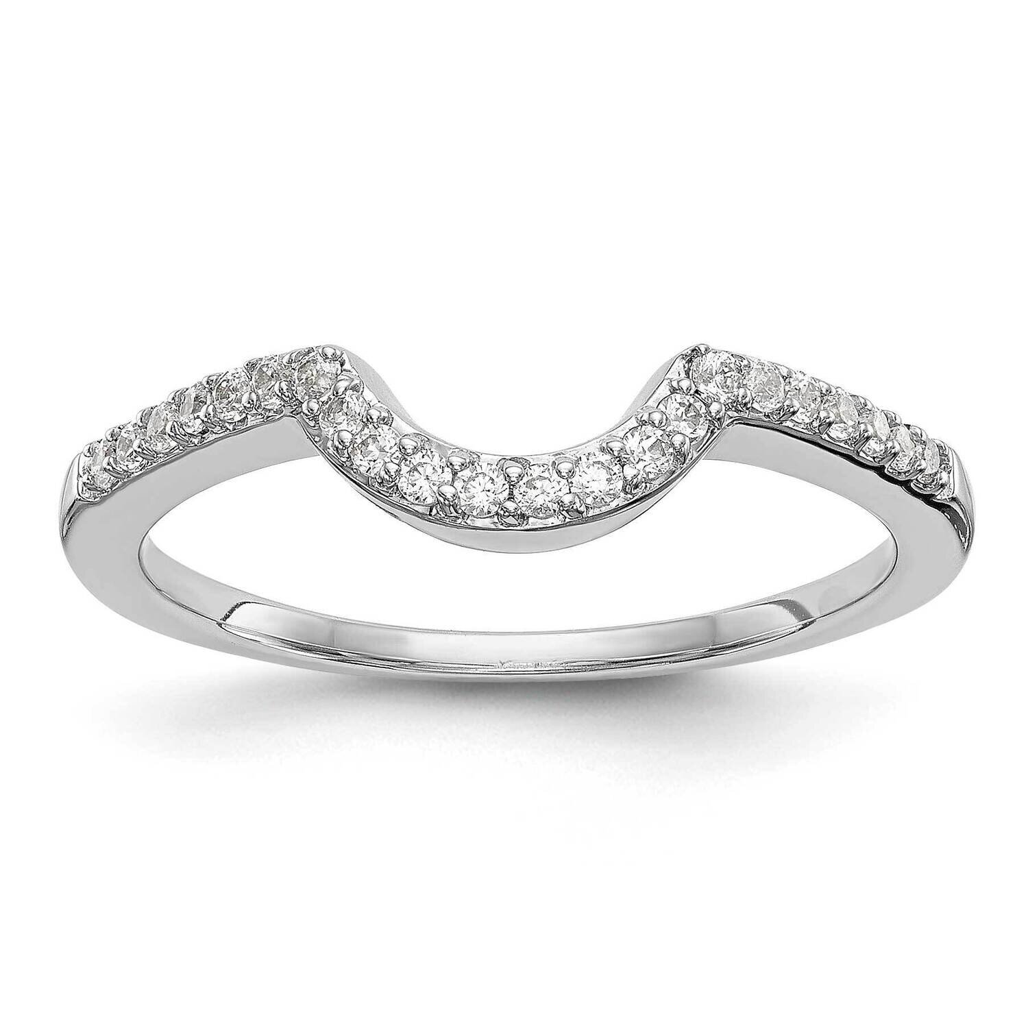 Diamond Wedding Band 14k White Gold RM2069B-018-WAA, MPN: RM2069B-018-WAA,