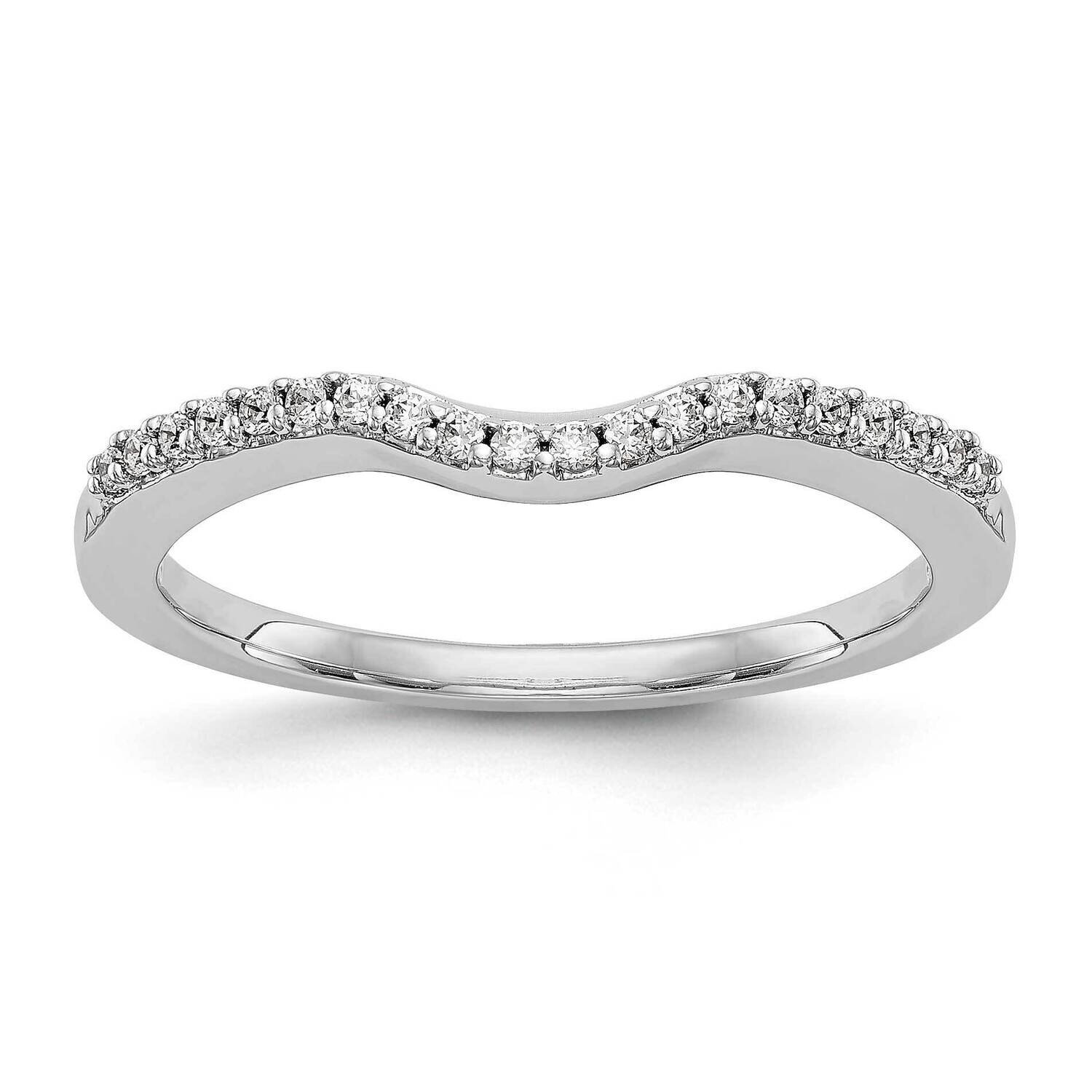 Diamond Wedding Band 14k White Gold RM2082B-012-WAA