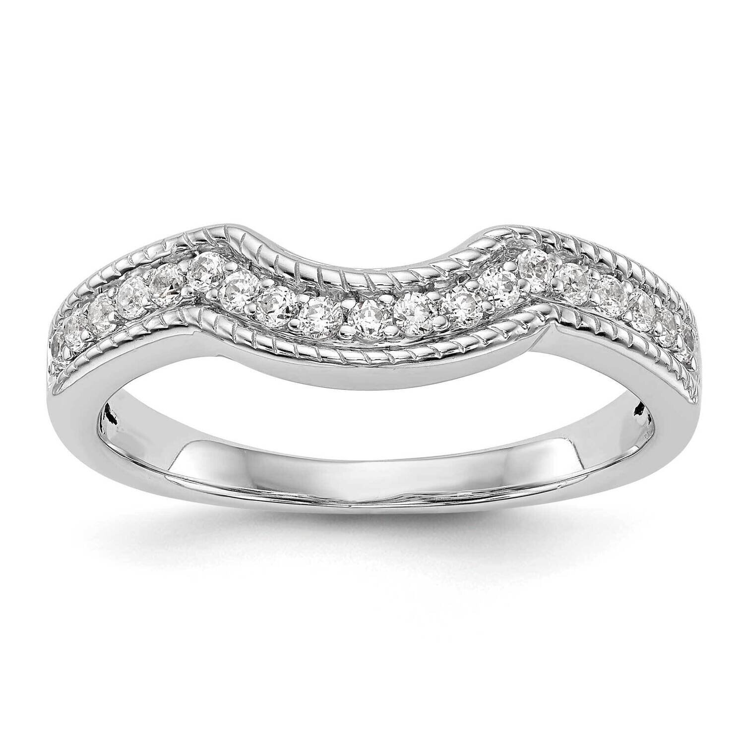 Diamond Wedding Band 14k White Gold RM2122B-023-WAA
