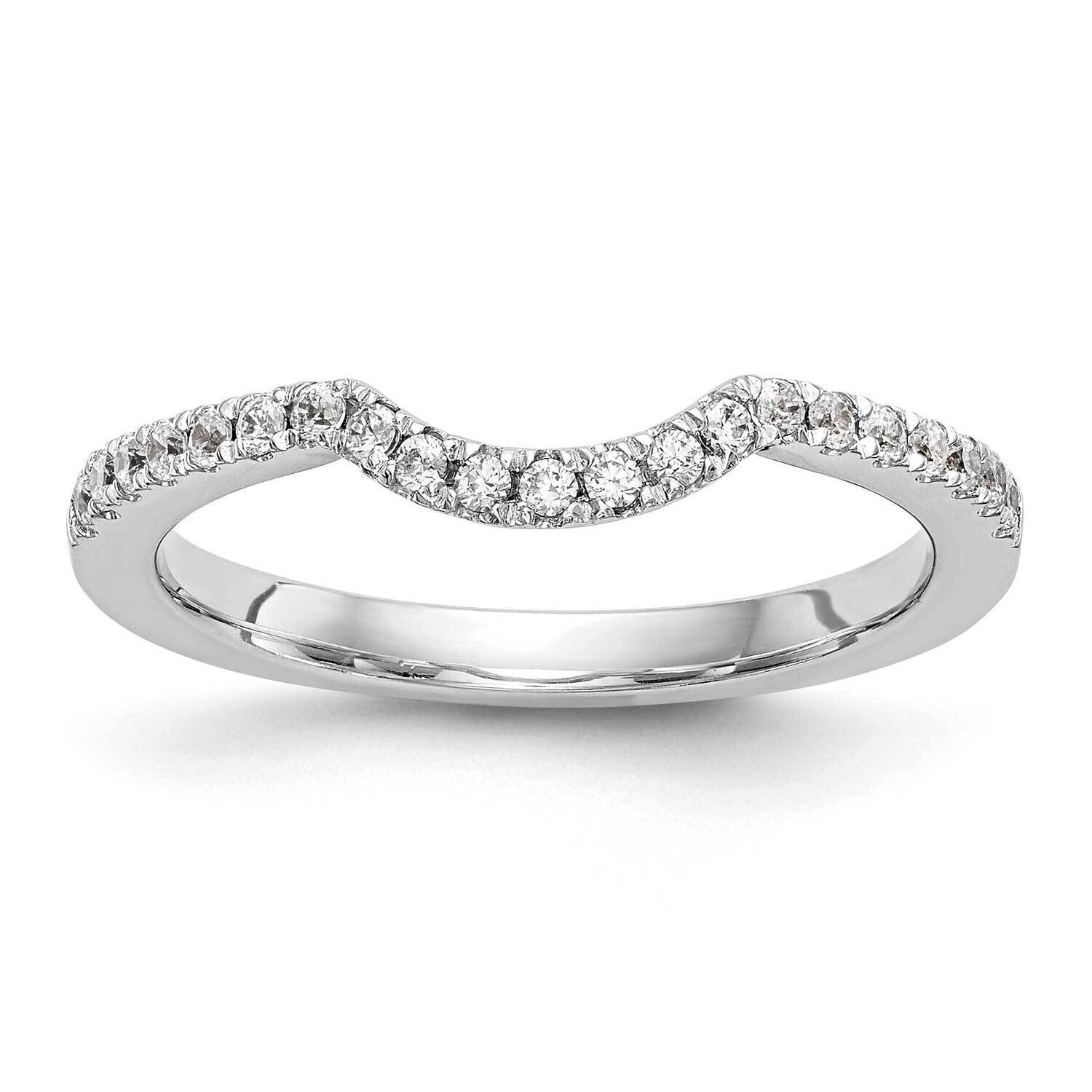 Diamond Wedding Band 14k White Gold RM2147B-014-WAA, MPN: RM2147B-014-WAA, 883957795522