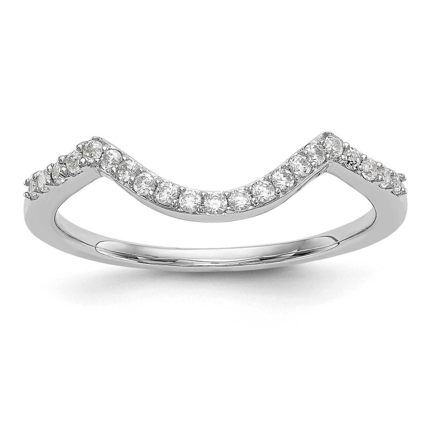 Diamond Wedding Band 14k White Gold RM2196B-017-WAA, MPN: RM2196B-017-WAA,