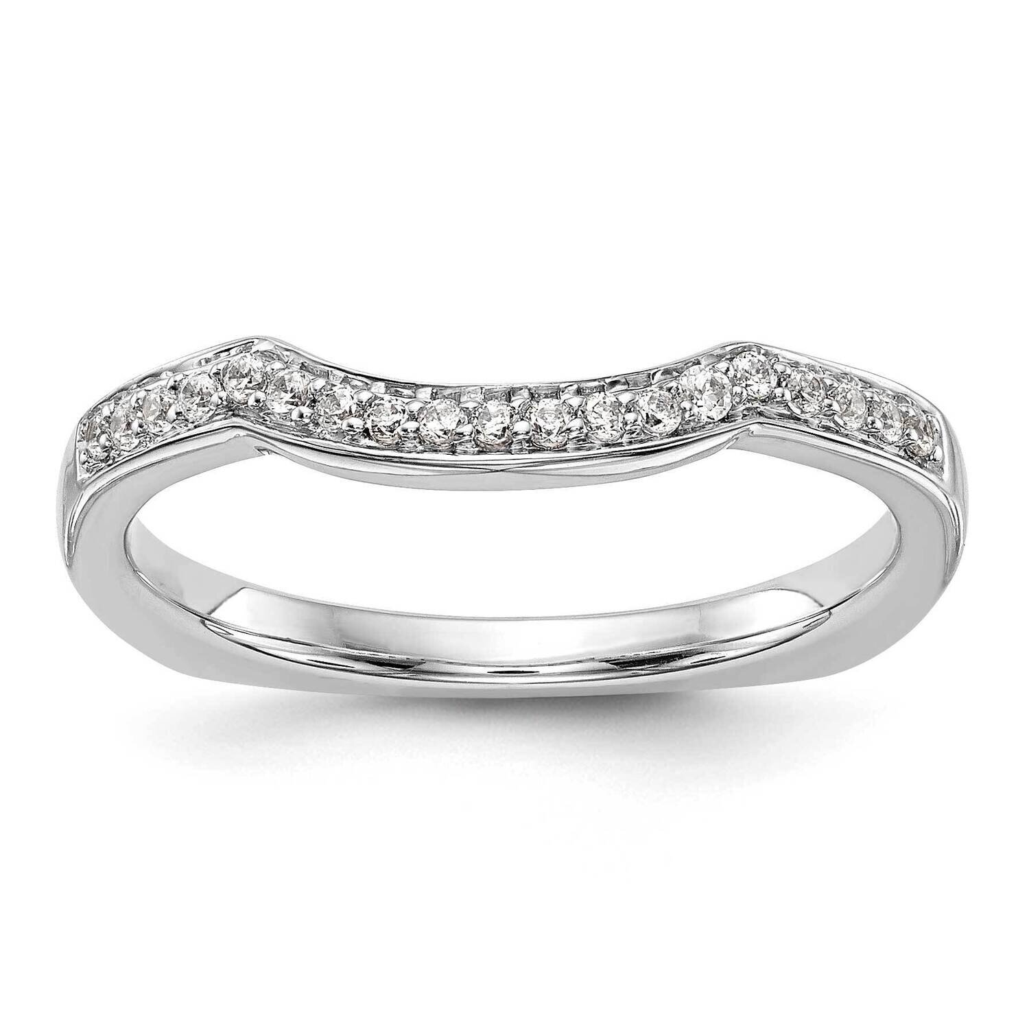 Diamond Wedding Band 14k White Gold RM2199B-012-WAA, MPN: RM2199B-012-WAA,