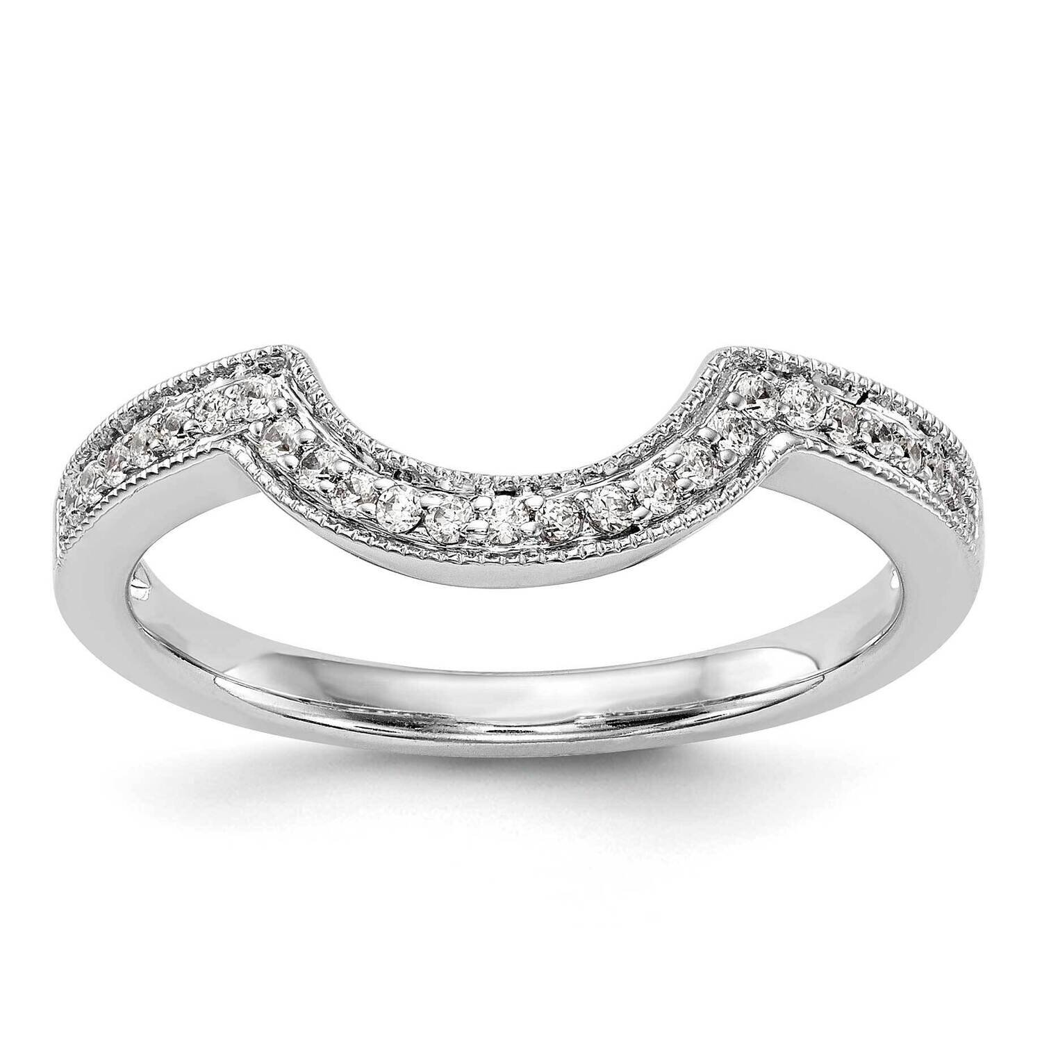 Diamond Wedding Band 14k White Gold RM2201B-014-WAA, MPN: RM2201B-014-WAA,