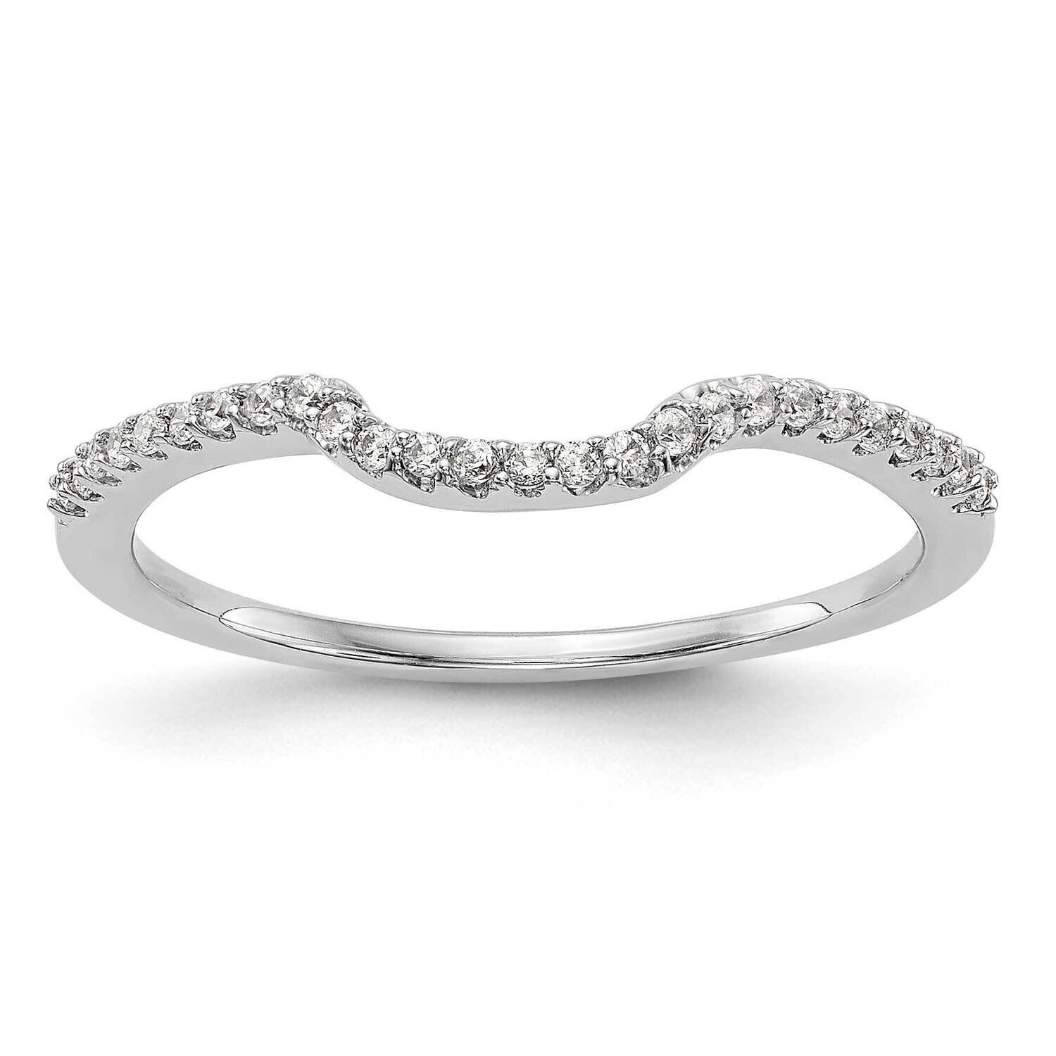 Diamond Wedding Band 14k White Gold RM2245B-013-WAA, MPN: RM2245B-013-WAA, 883957321615