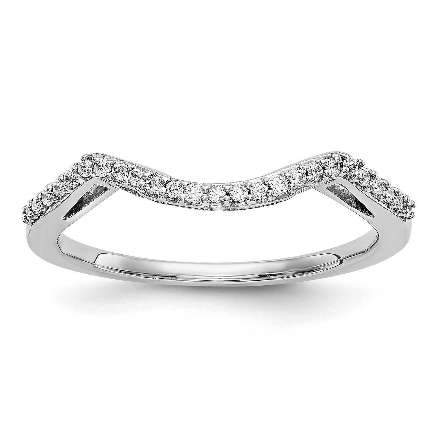Diamond Wedding Band 14k White Gold RM2257B-013-WAA, MPN: RM2257B-013-WAA, 883957321639